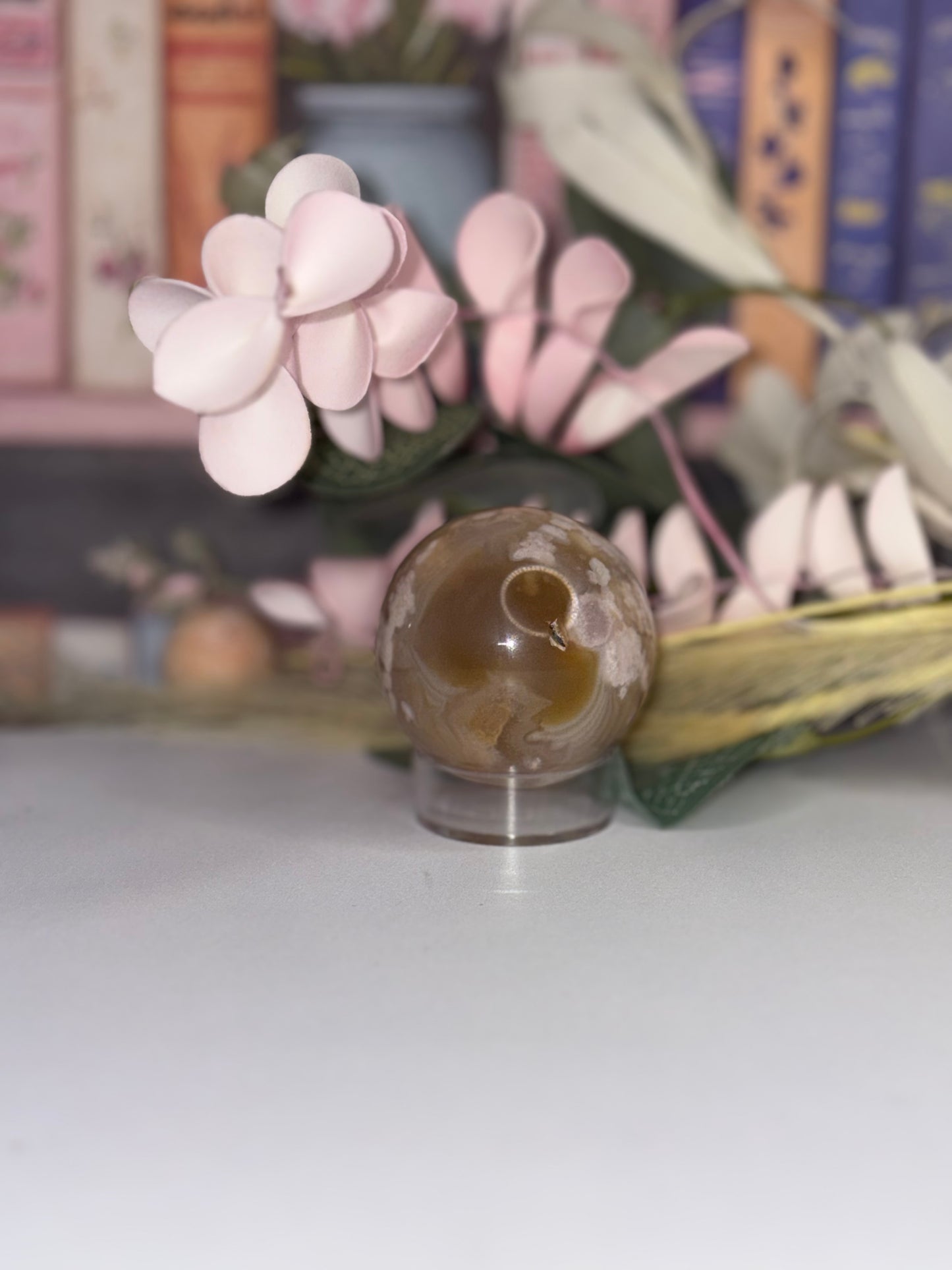 Flower Agate Spheres - From Madagascar