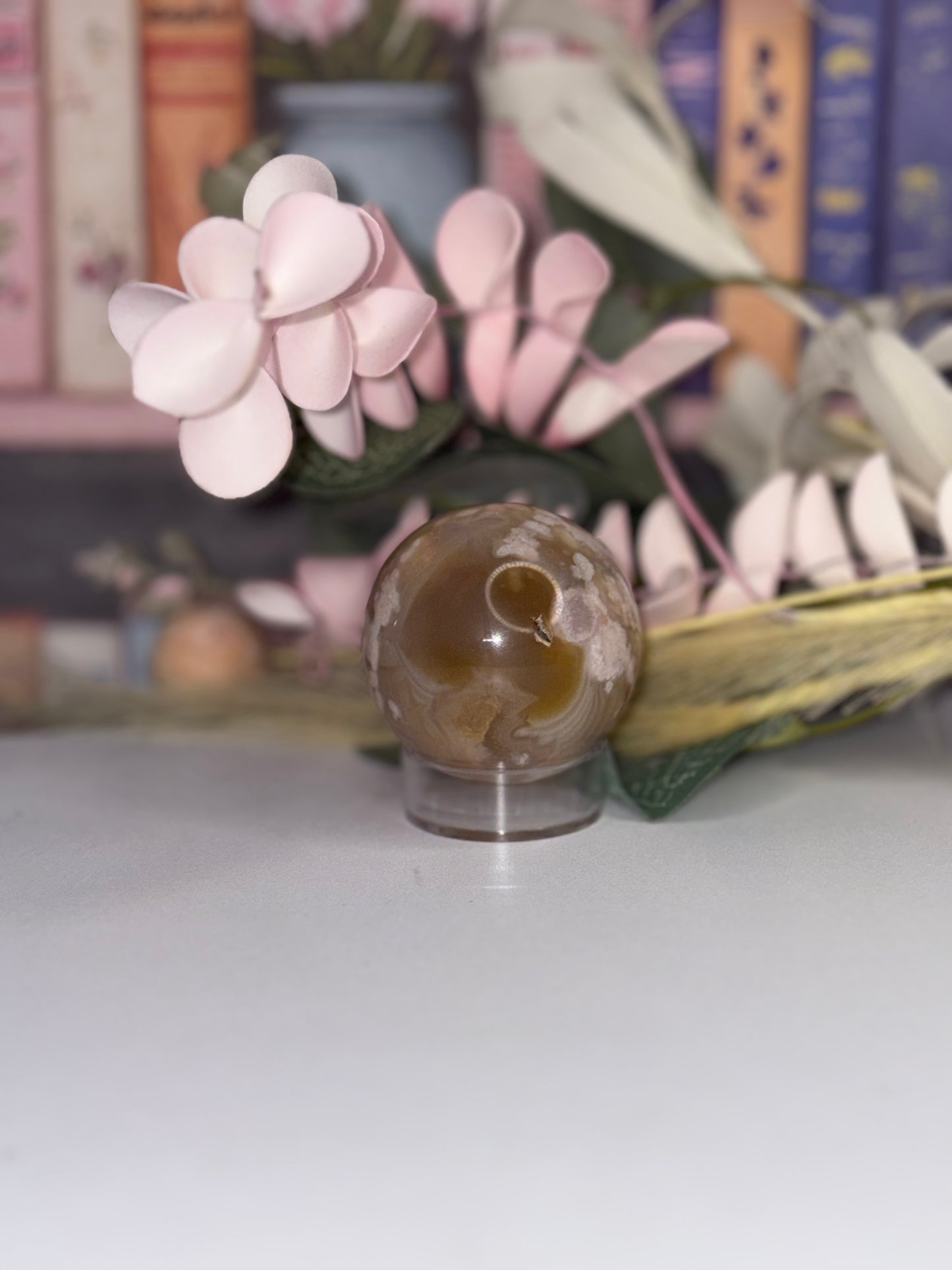 Flower Agate Spheres - From Madagascar