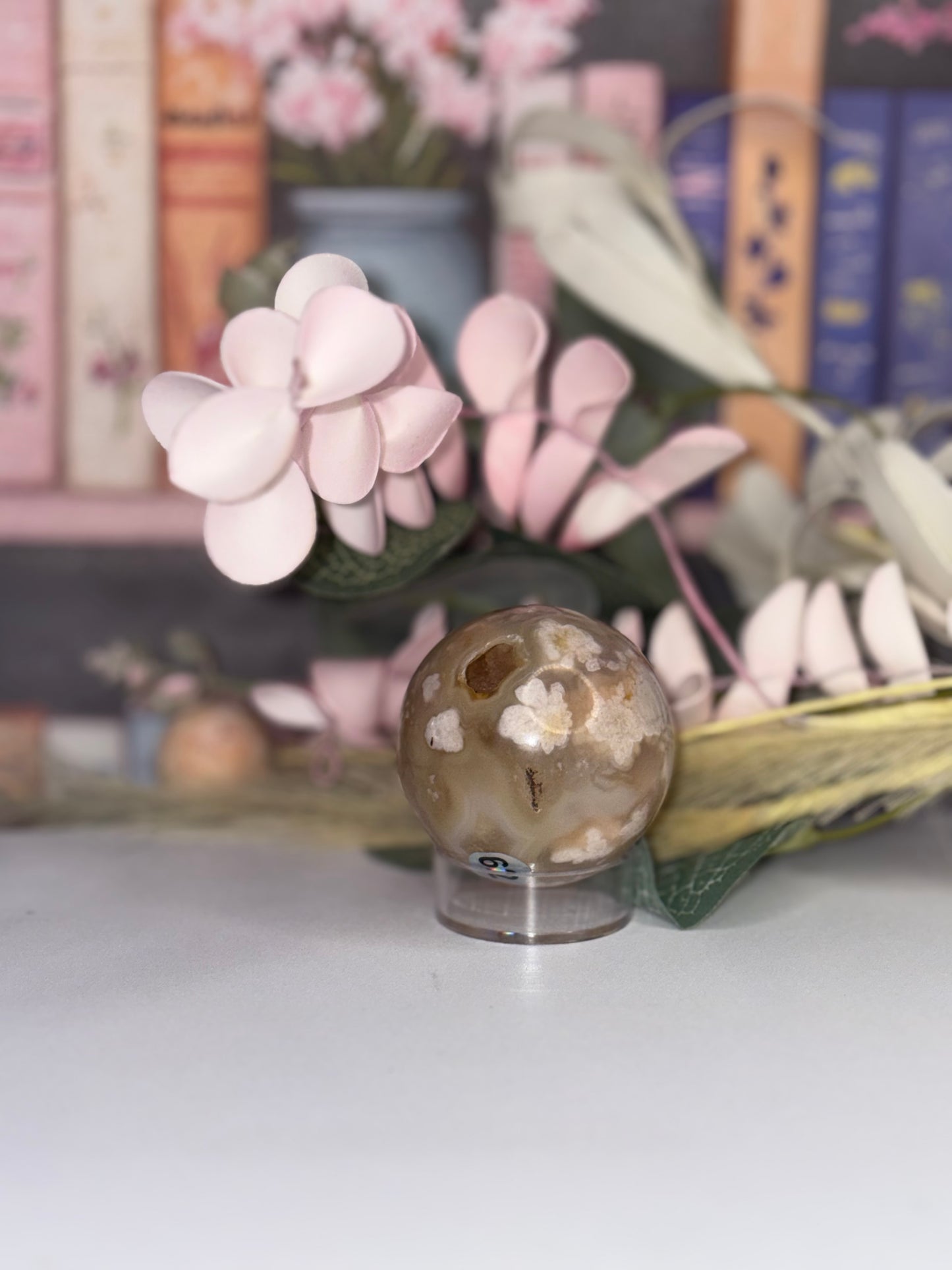 Flower Agate Spheres - From Madagascar