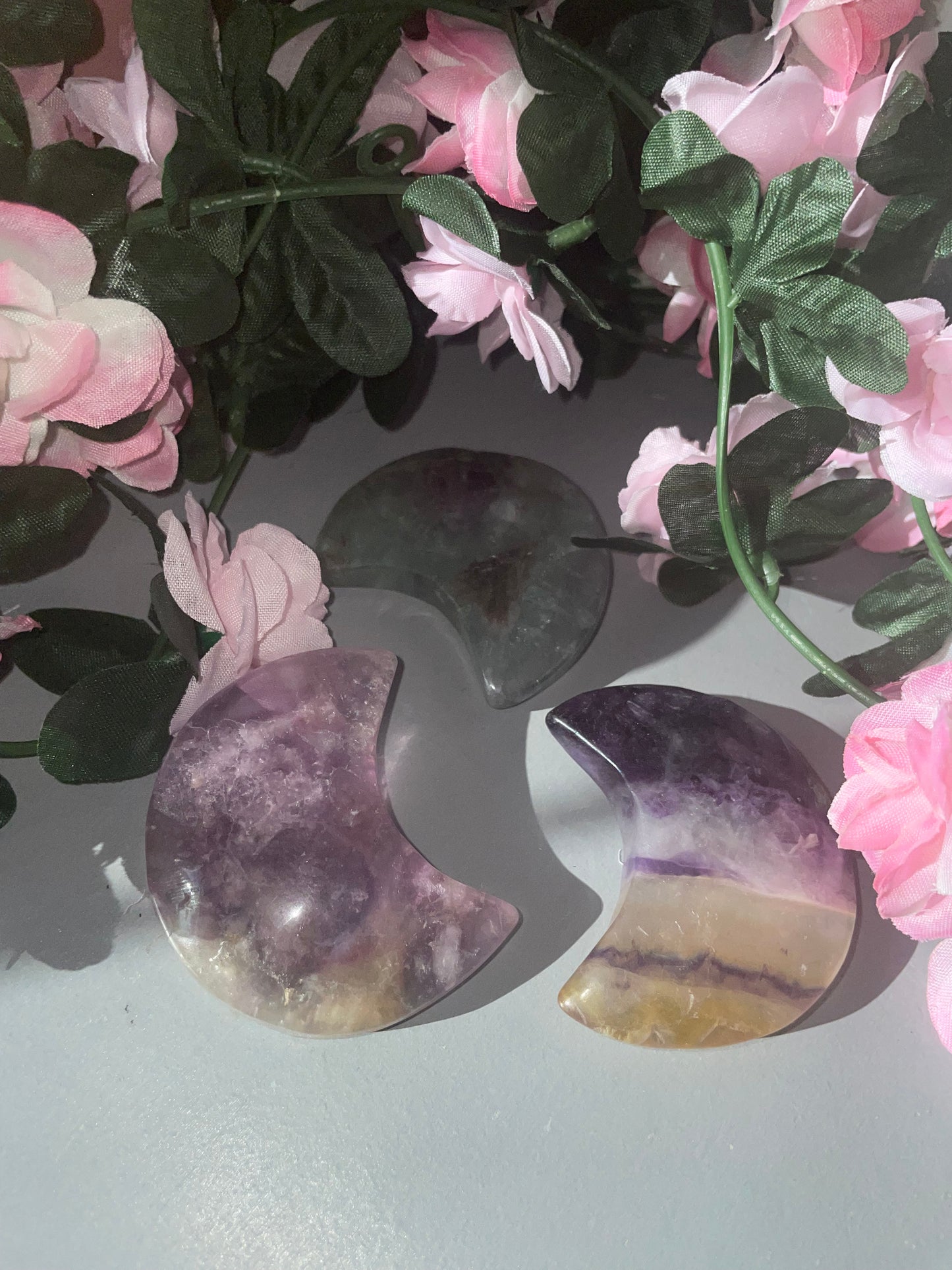 Fluorite Crystal Moon