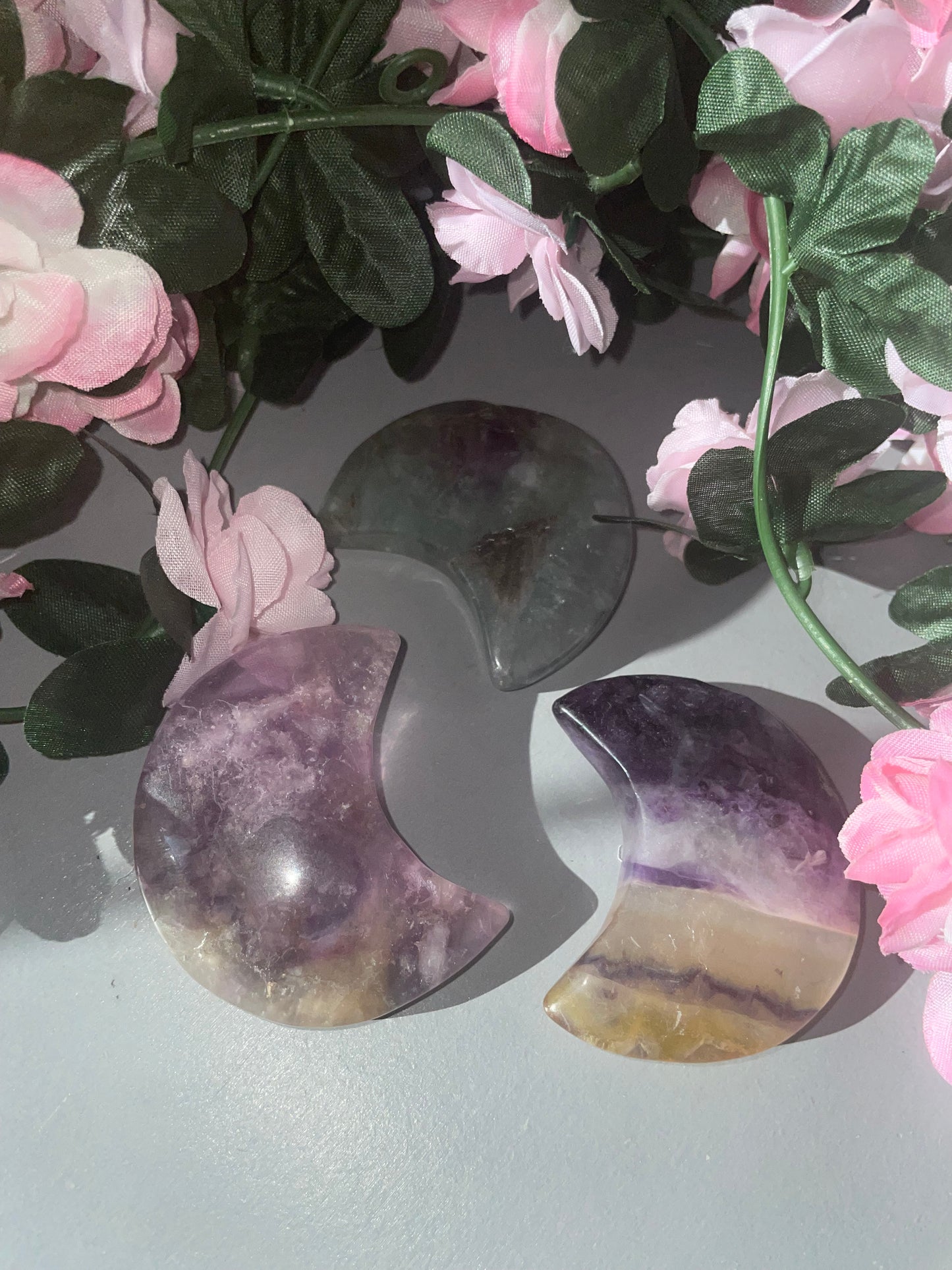 Fluorite Crystal Moon