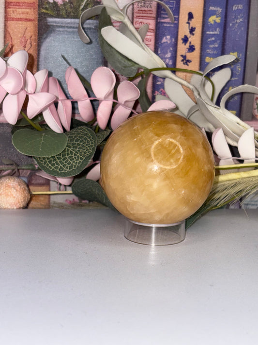 Orange Calcite Sphere