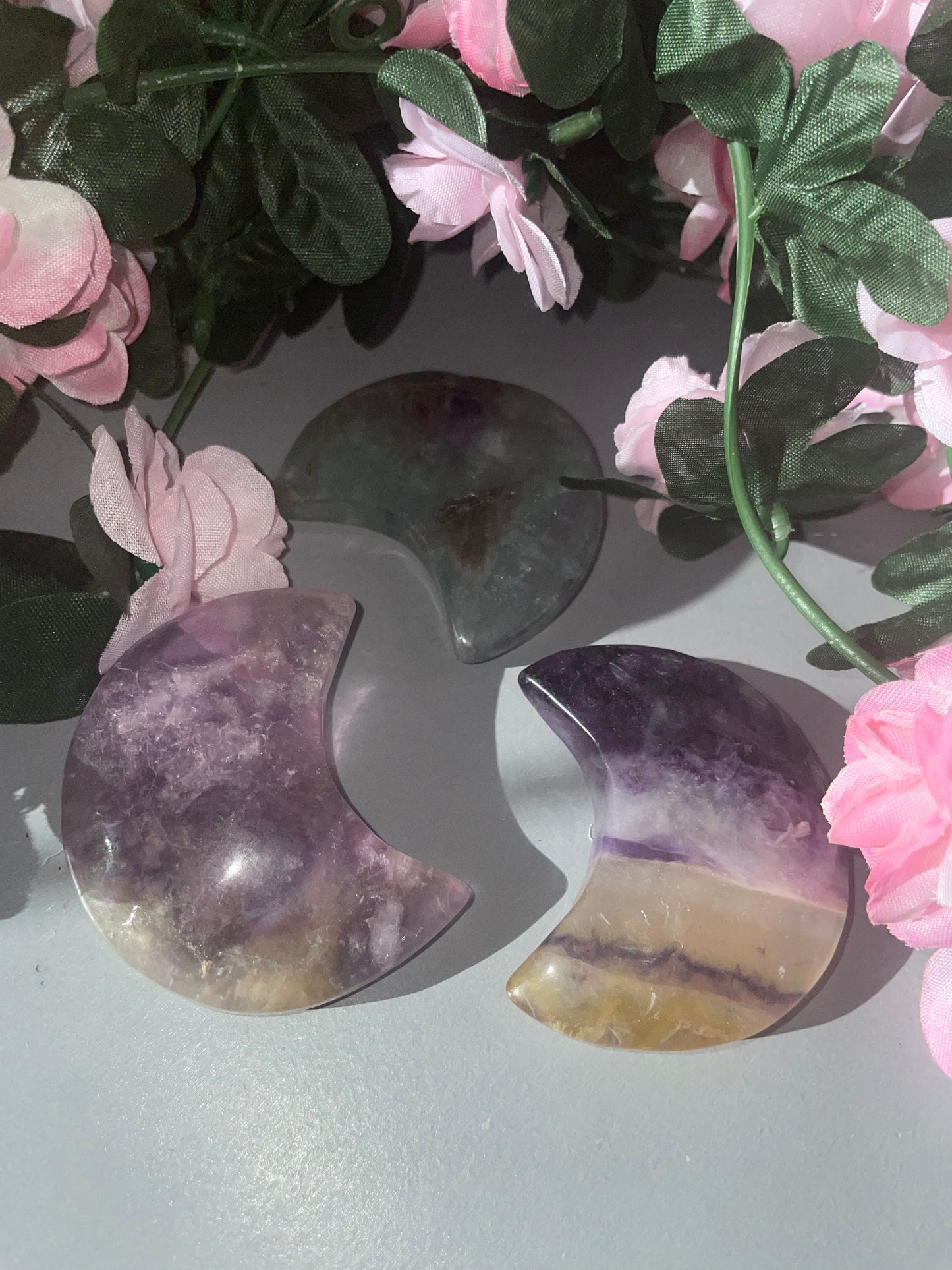 Fluorite Crystal Moon
