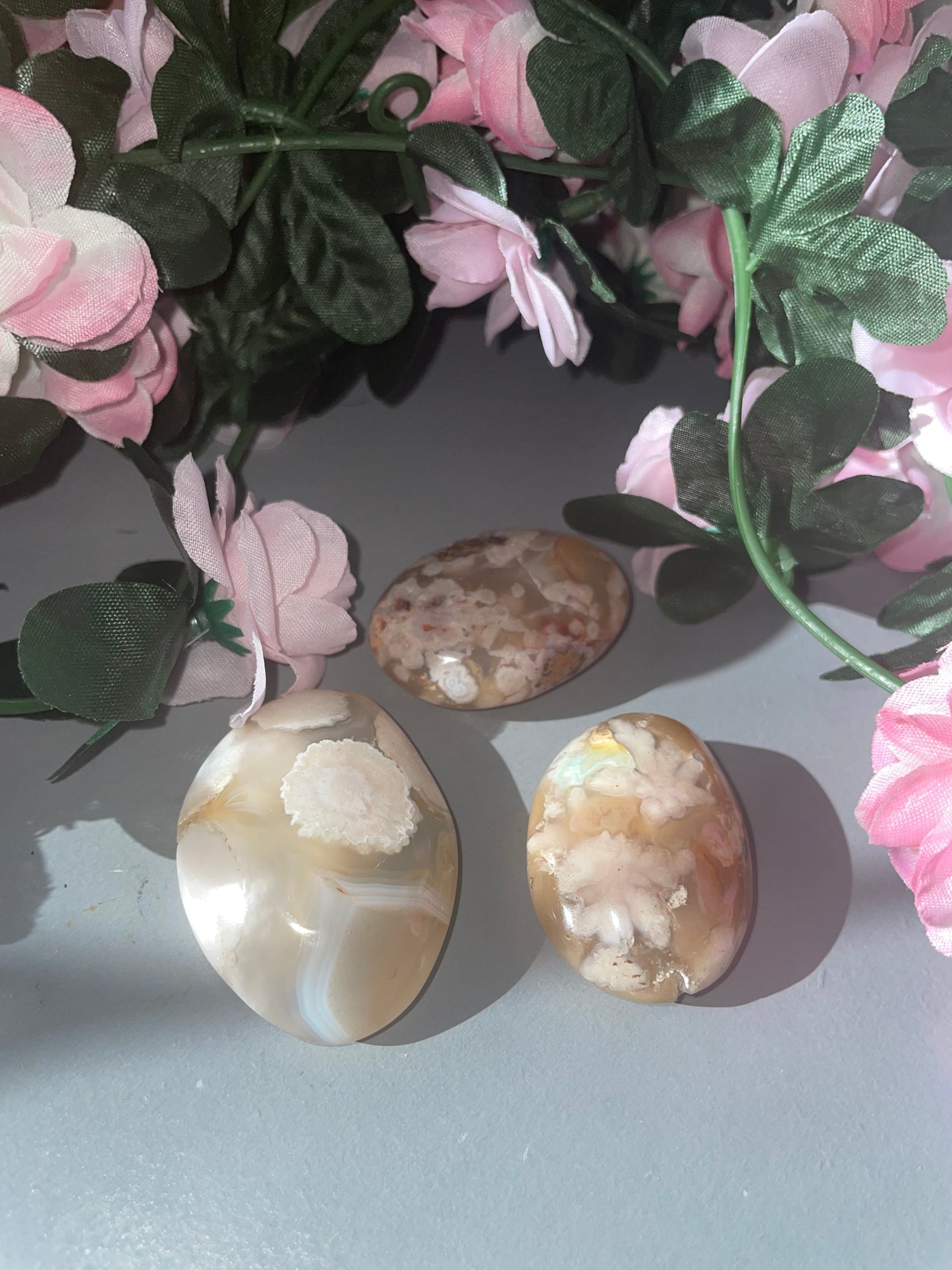Flower Agate Palm Stone From Madagascar