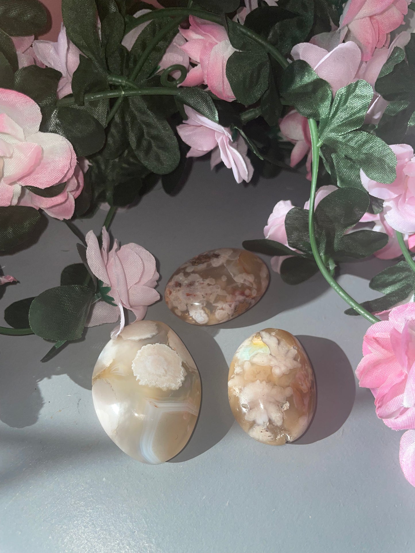 Flower Agate Palm Stone From Madagascar