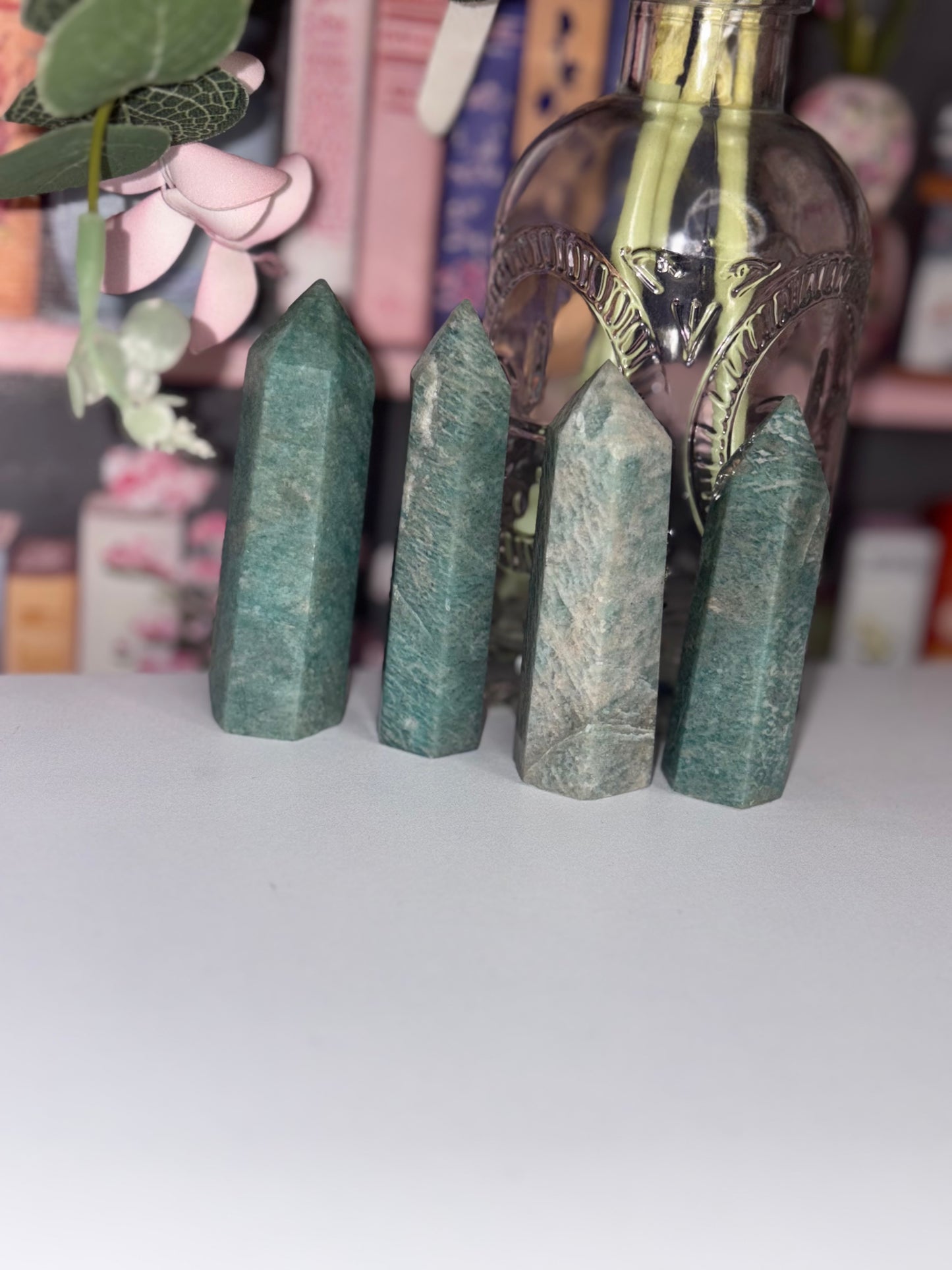 Amazonite Crystal Tower "Stone of Hope"