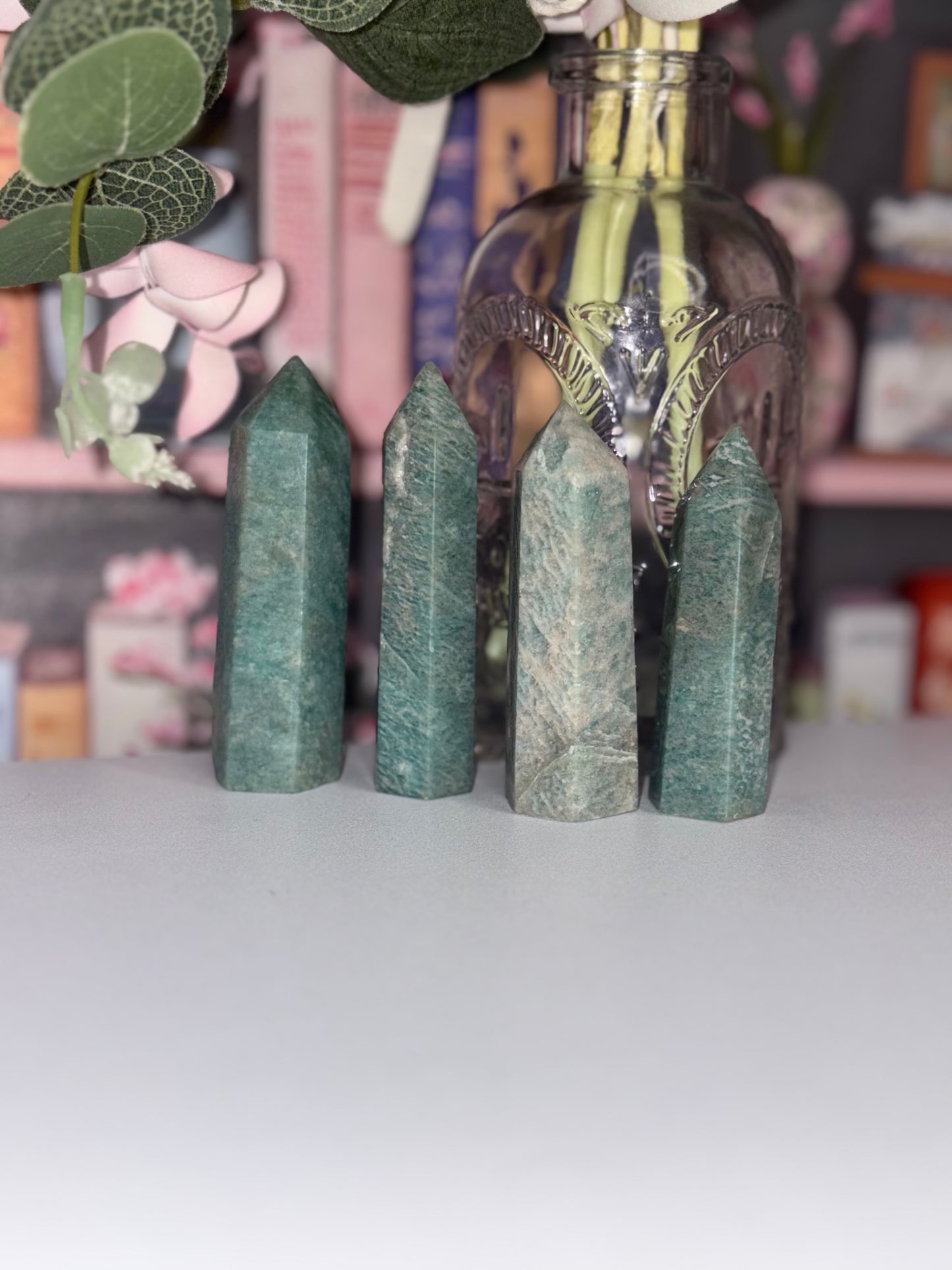 Amazonite Crystal Tower "Stone of Hope"