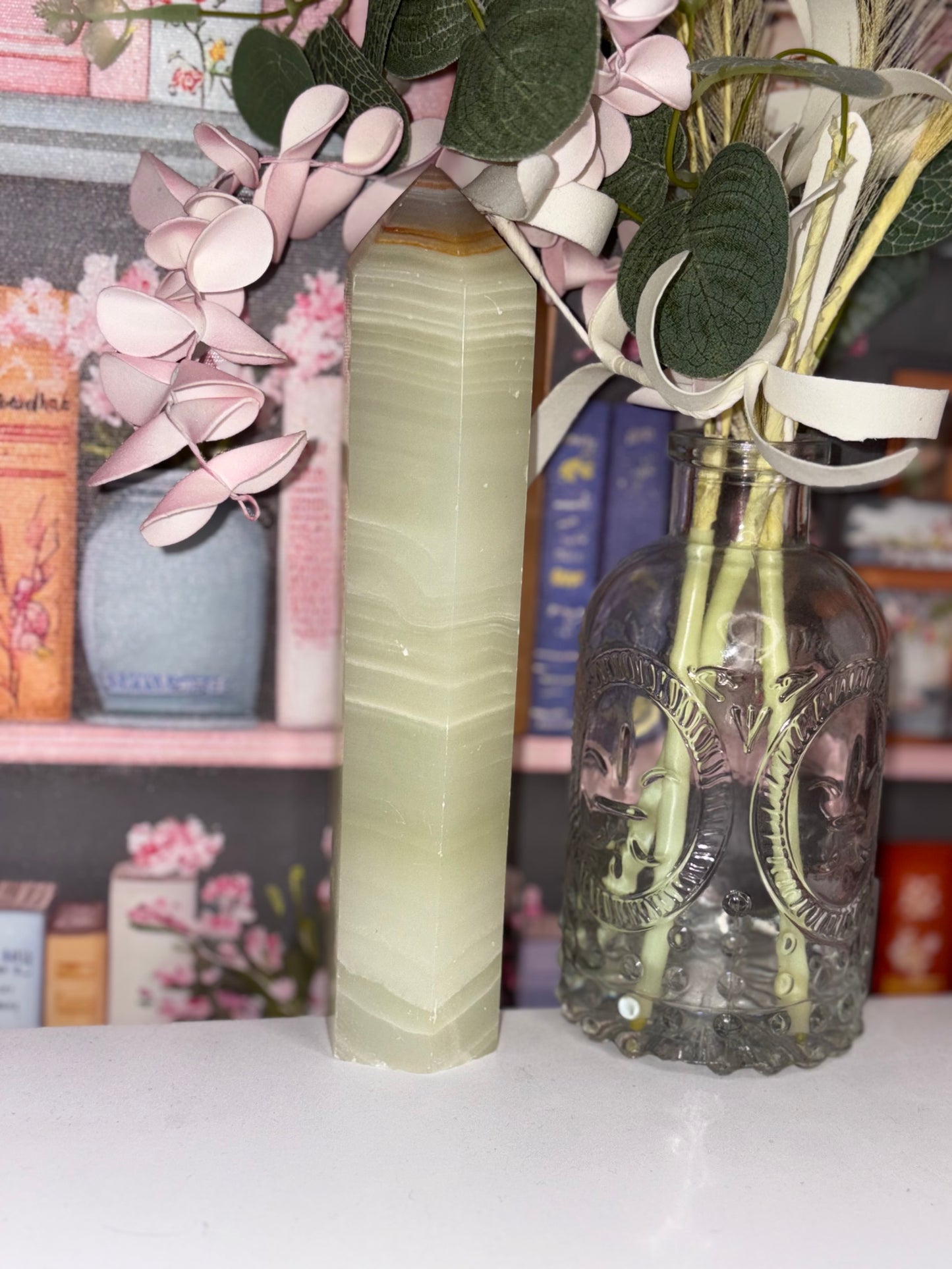 Green Onyx Large Tower From Brazil