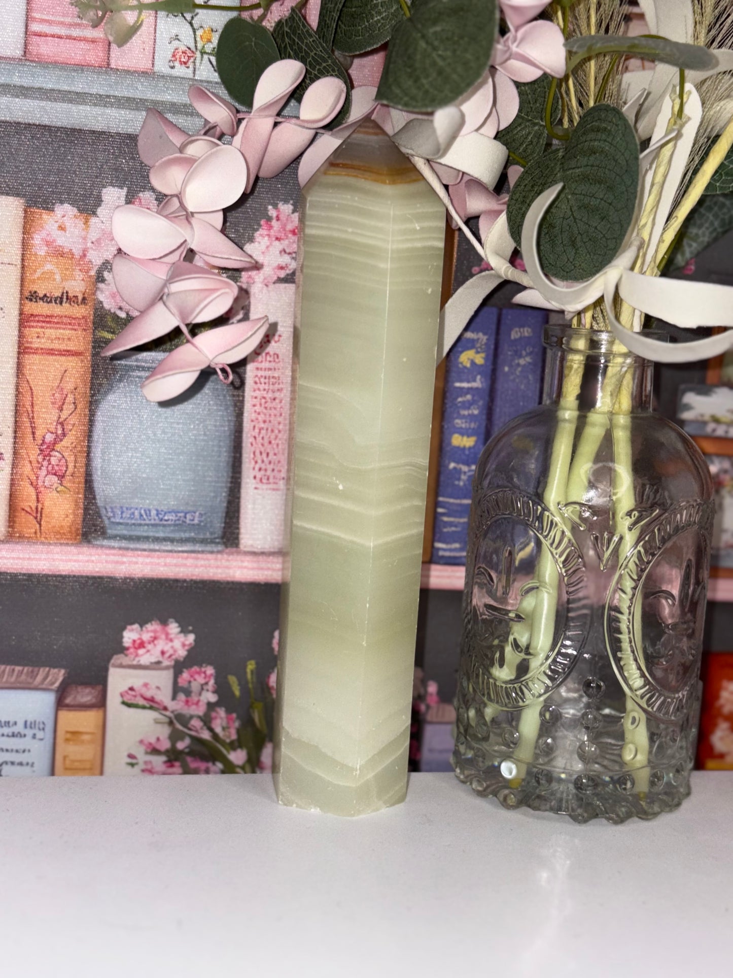 Green Onyx Large Tower From Brazil