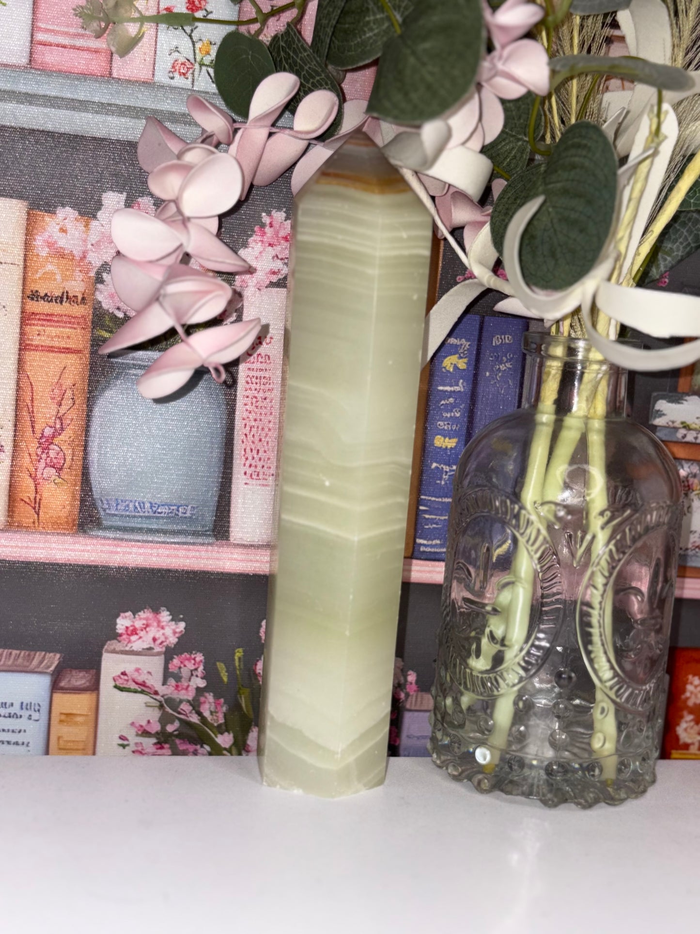 Green Onyx Large Tower From Brazil
