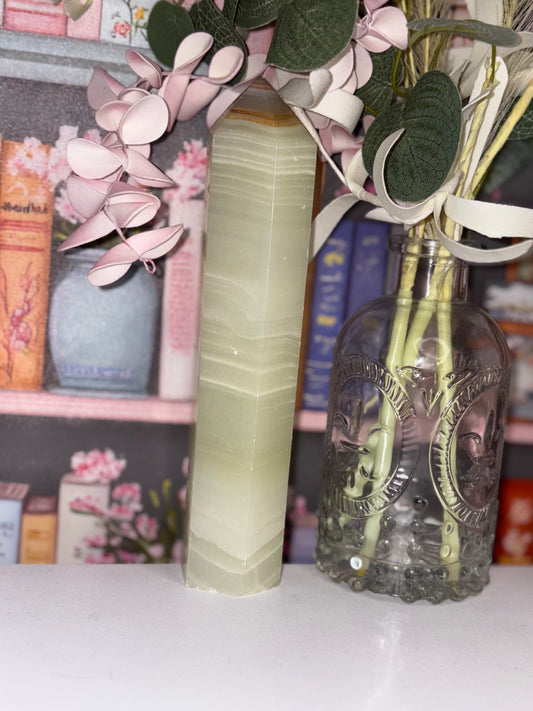 Green Onyx Large Tower From Brazil
