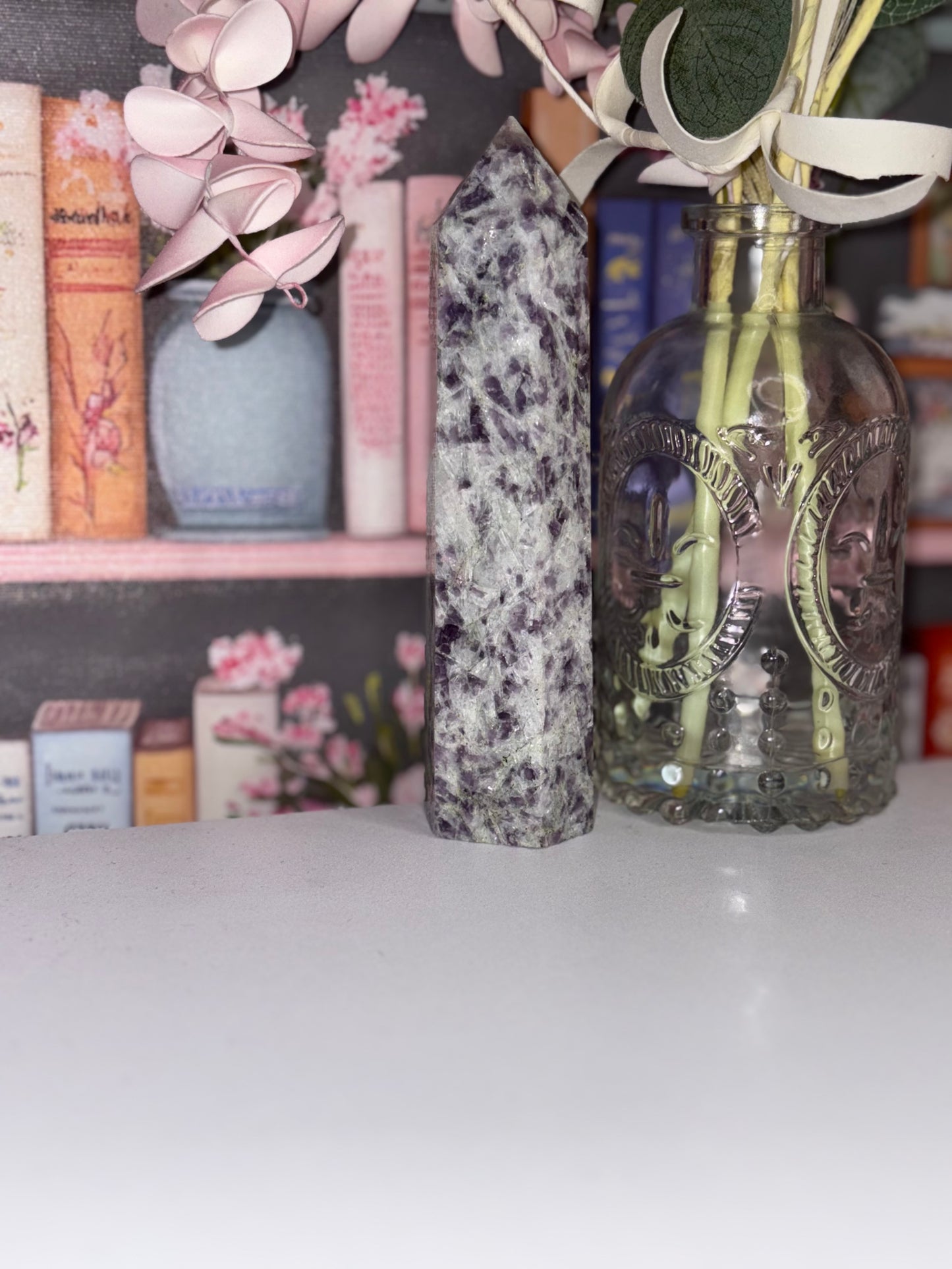 Lepidolite Statement Tower From Brazil