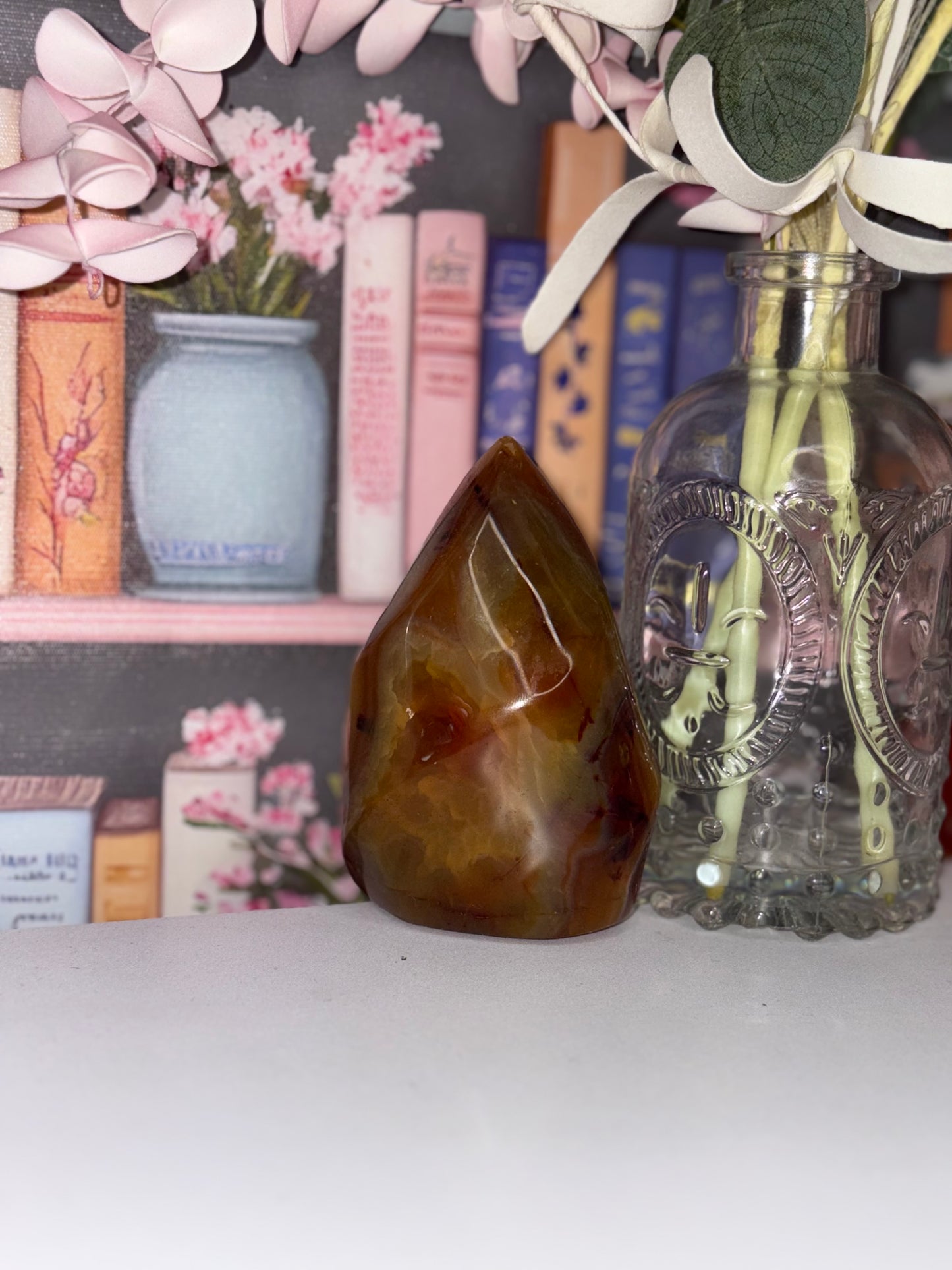 Carnelian Agate Statement Tower