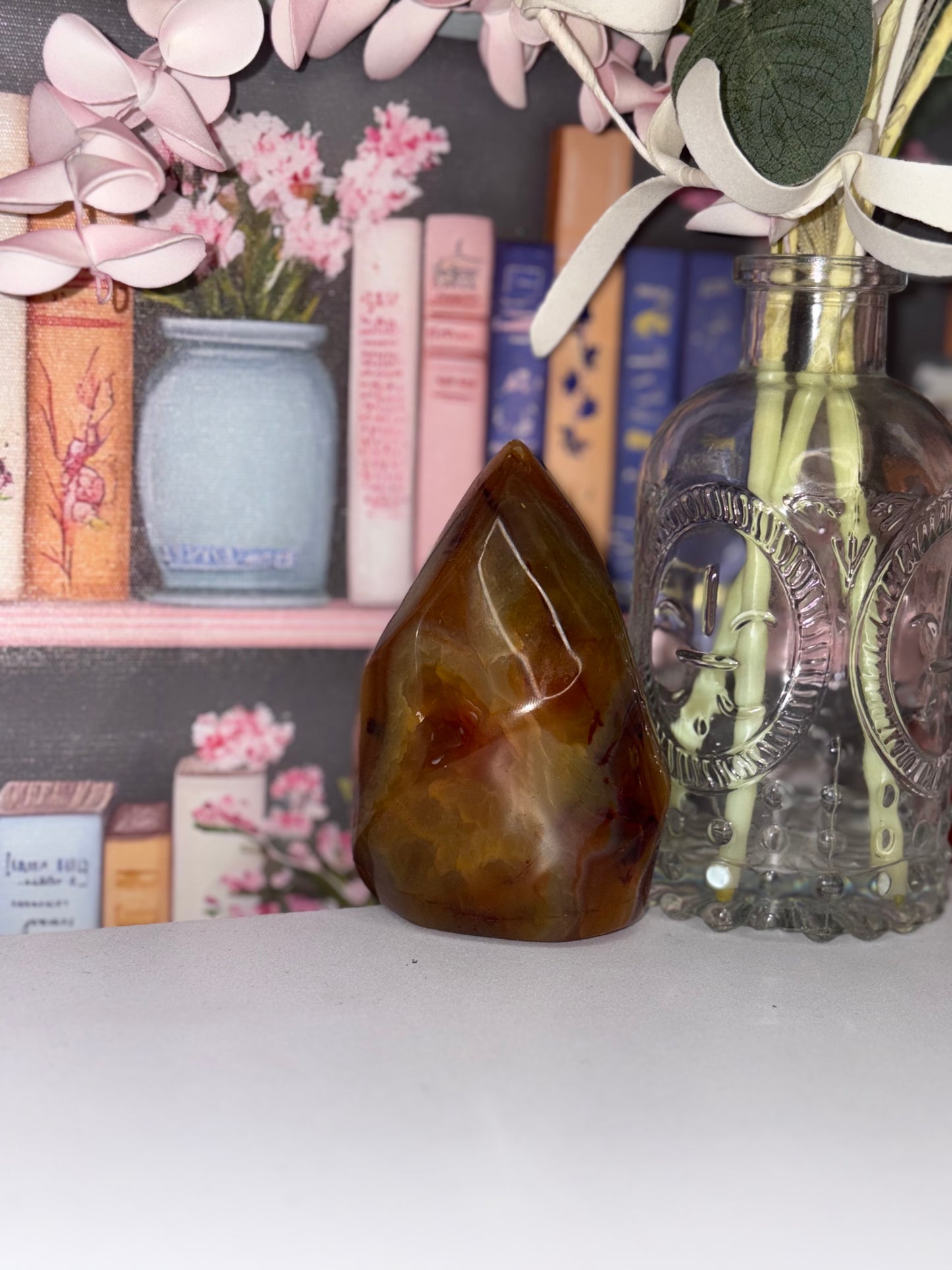 Carnelian Agate Statement Tower