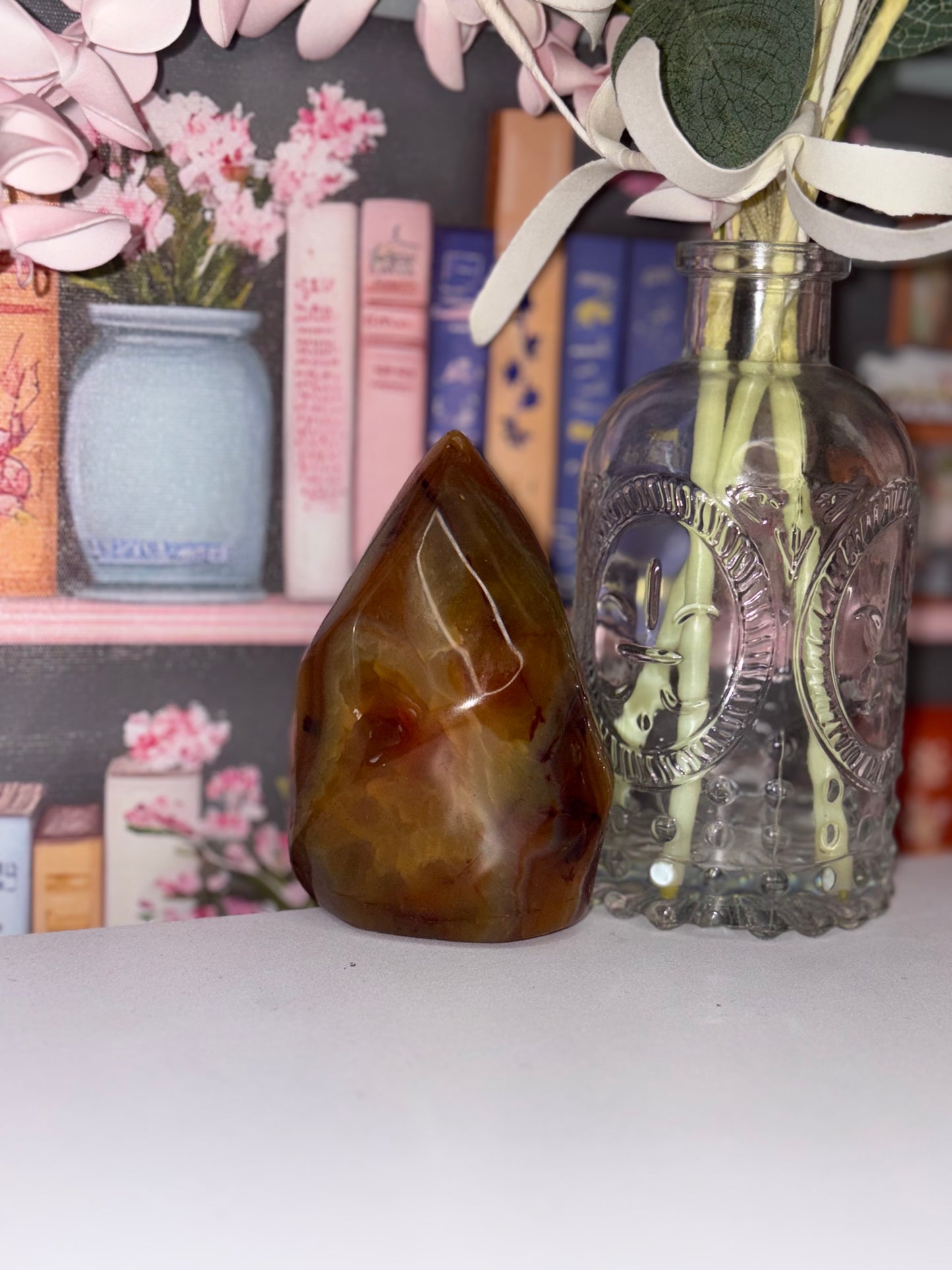 Carnelian Agate Statement Tower