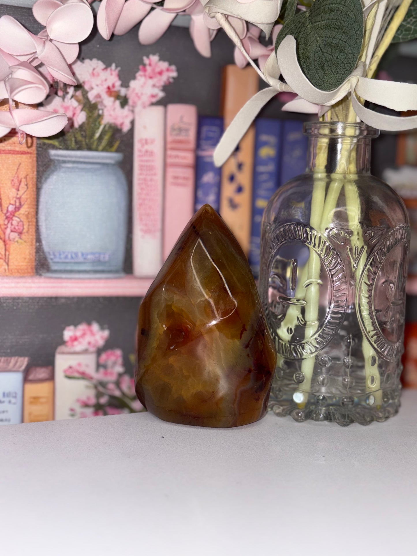 Carnelian Agate Statement Tower