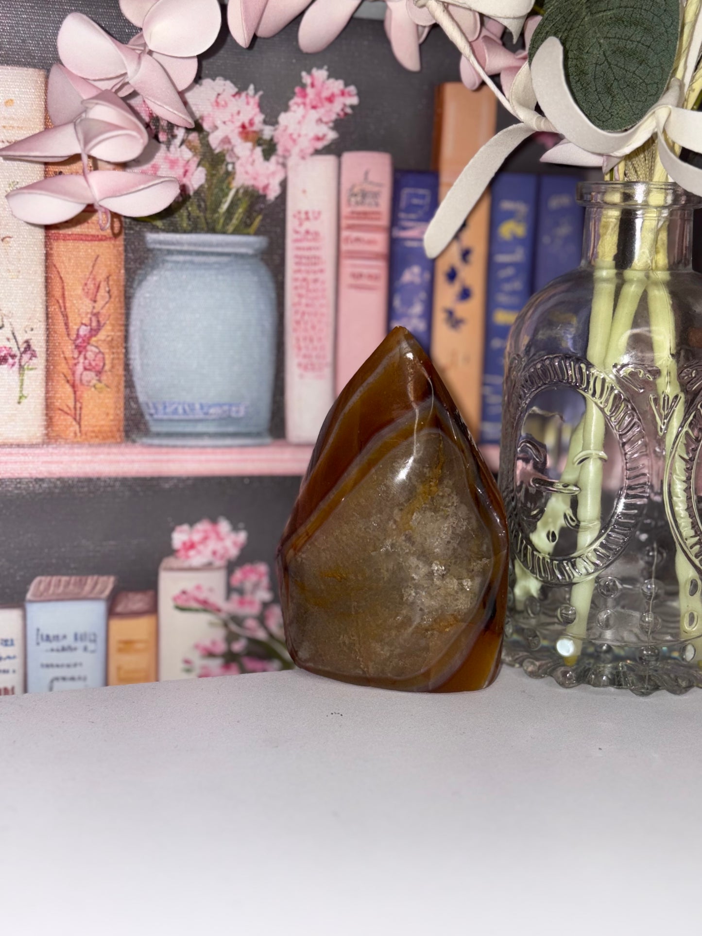 Carnelian Agate Statement Tower