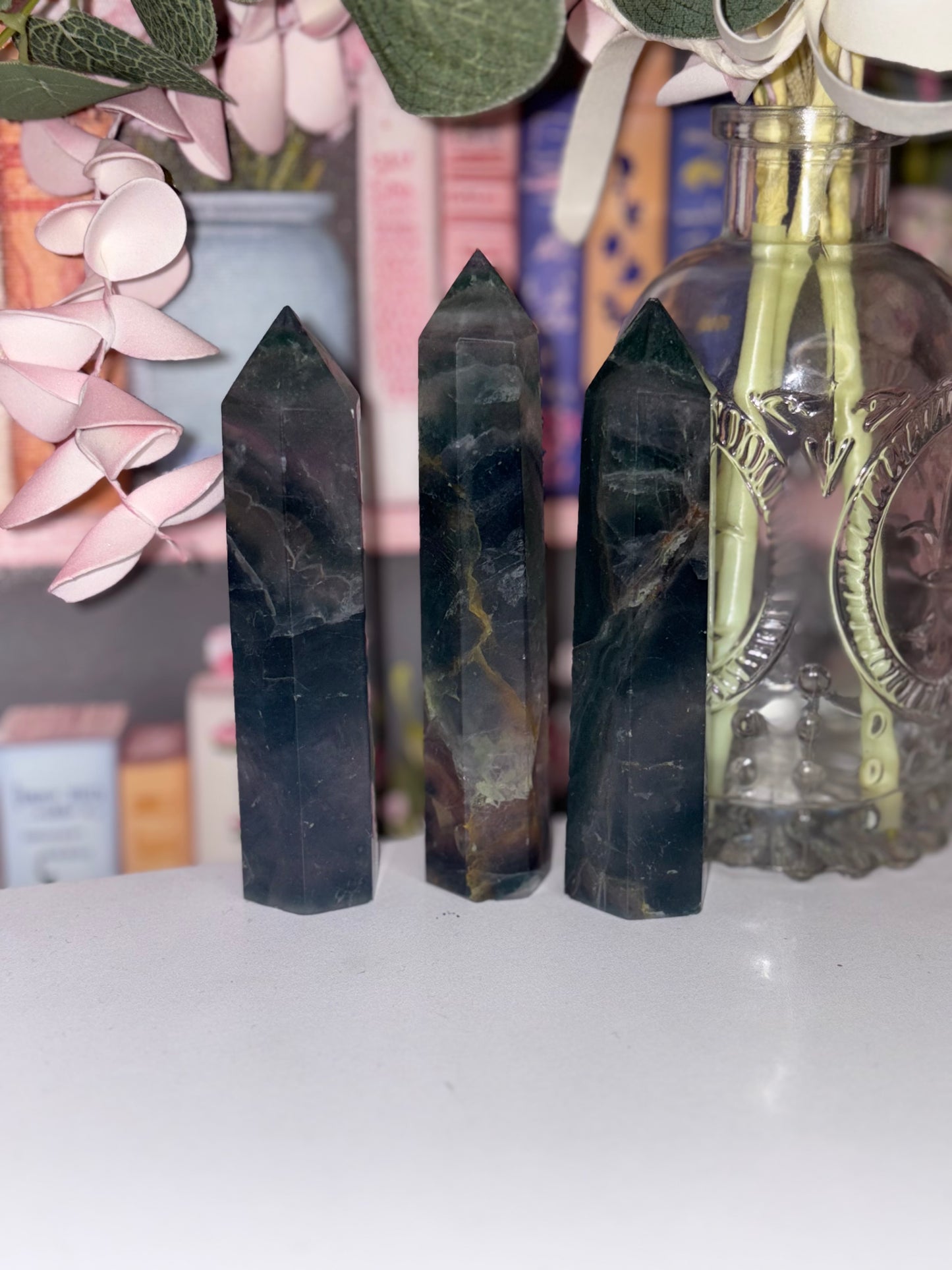 Beautiful Fluorite Towers - High Quality