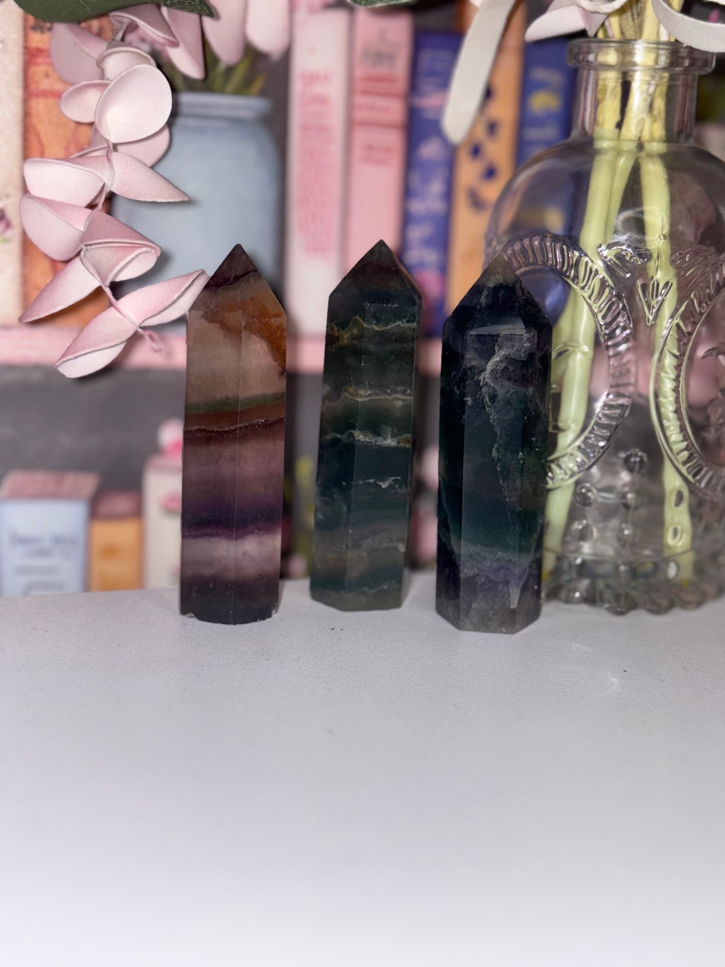 Beautiful Fluorite Towers - High Quality