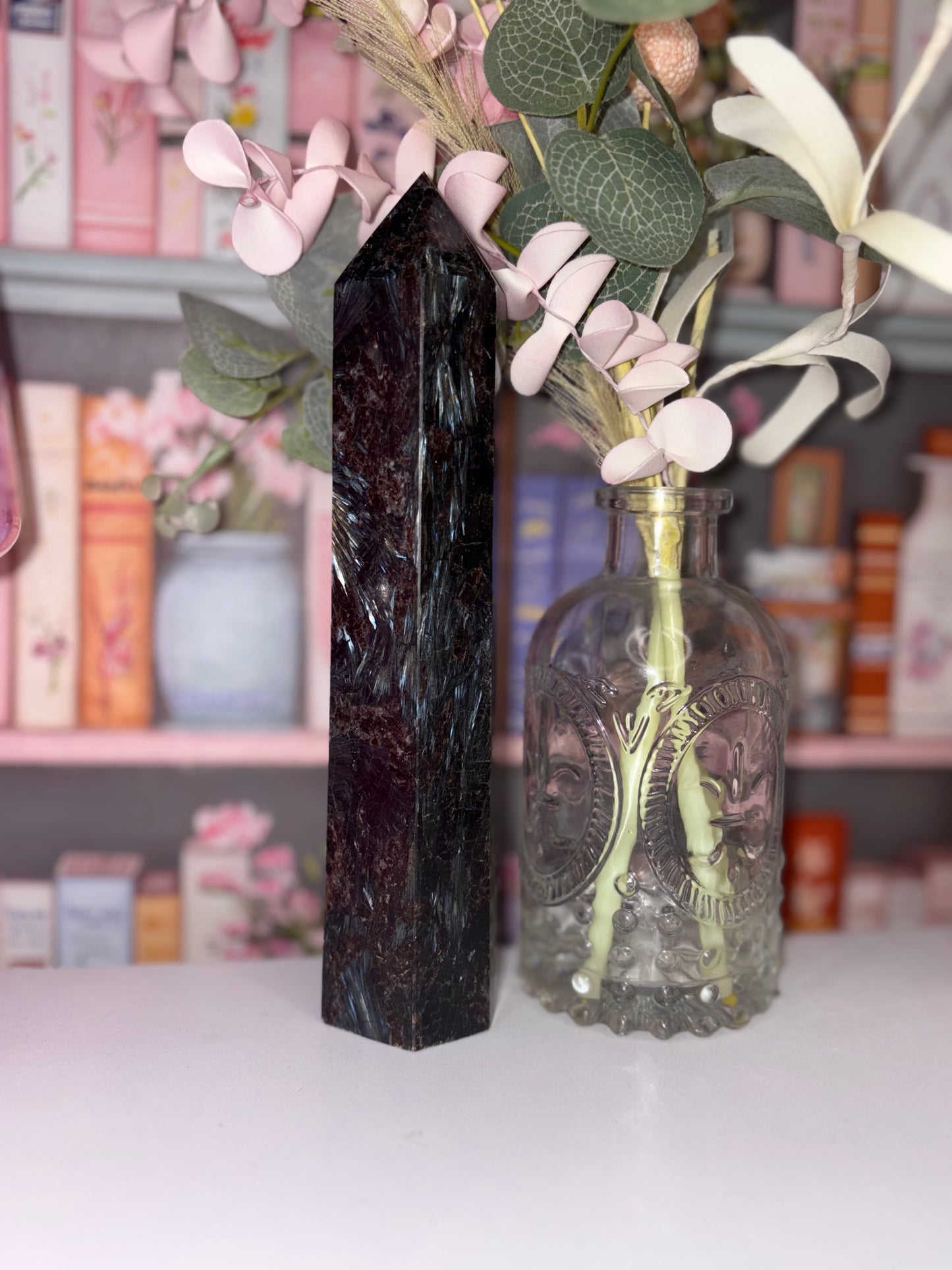 AAA Grade Astrophyllite Crystal Tower From Russia