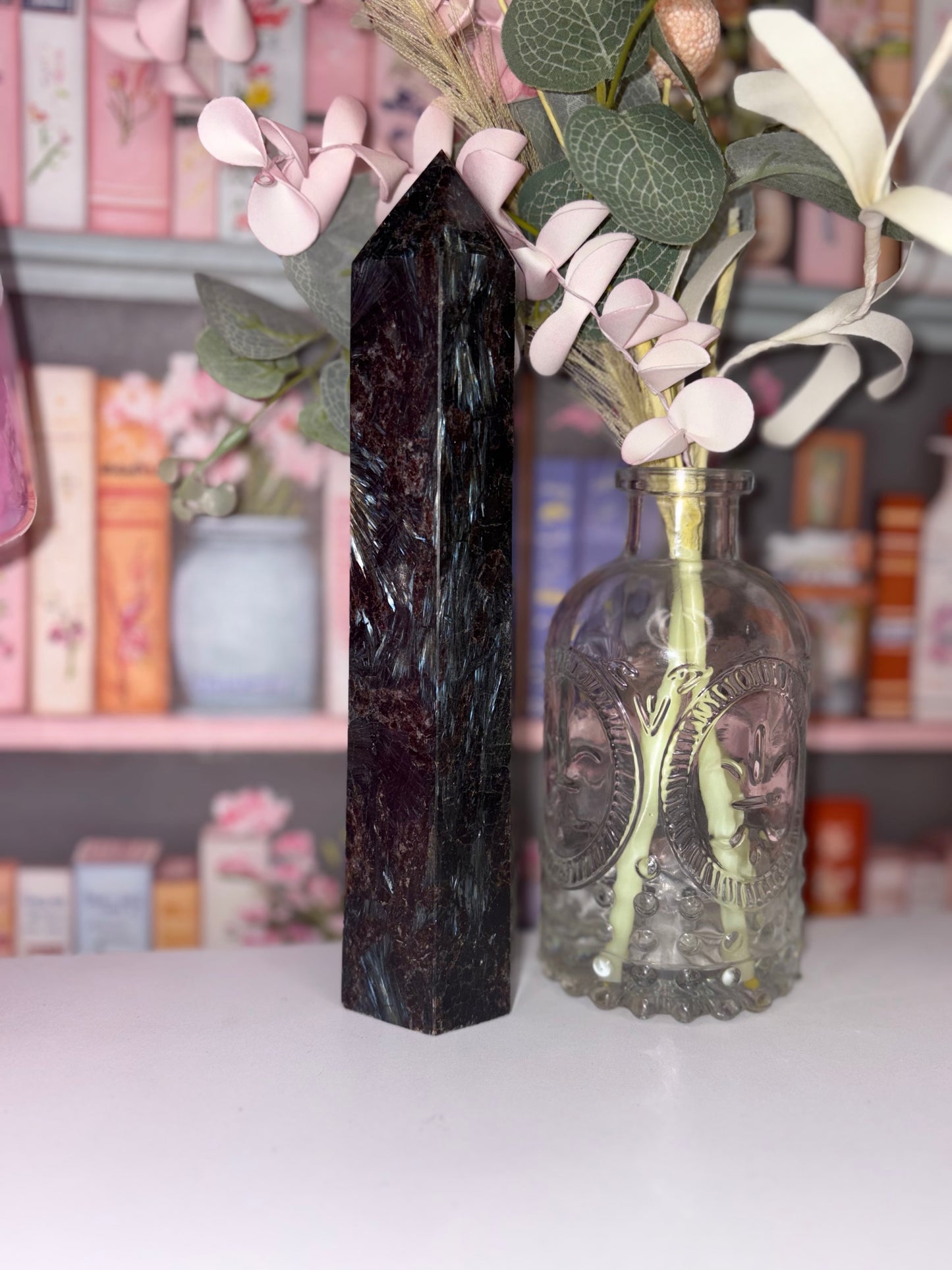 AAA Grade Astrophyllite Crystal Tower From Russia