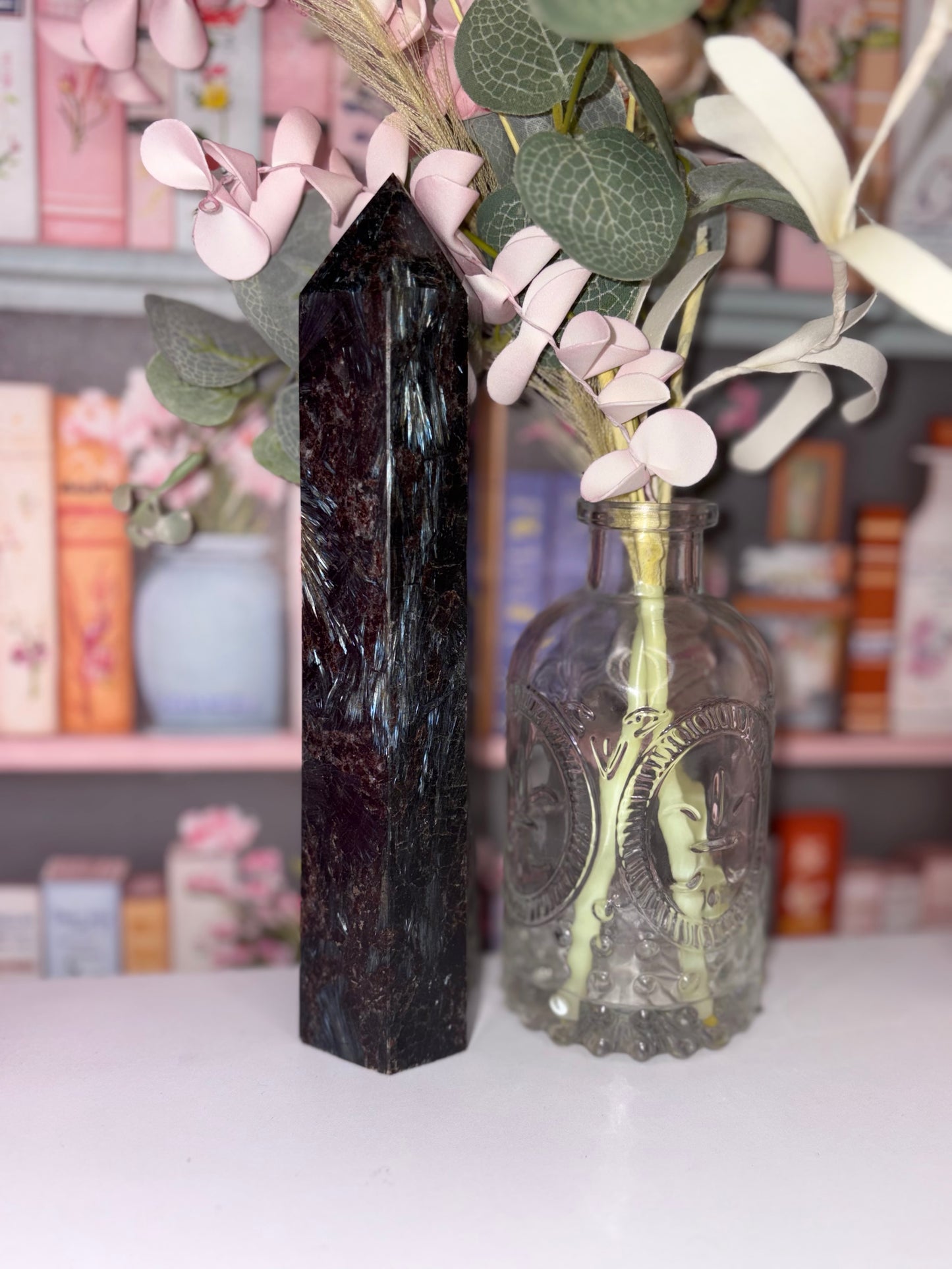 AAA Grade Astrophyllite Crystal Tower From Russia