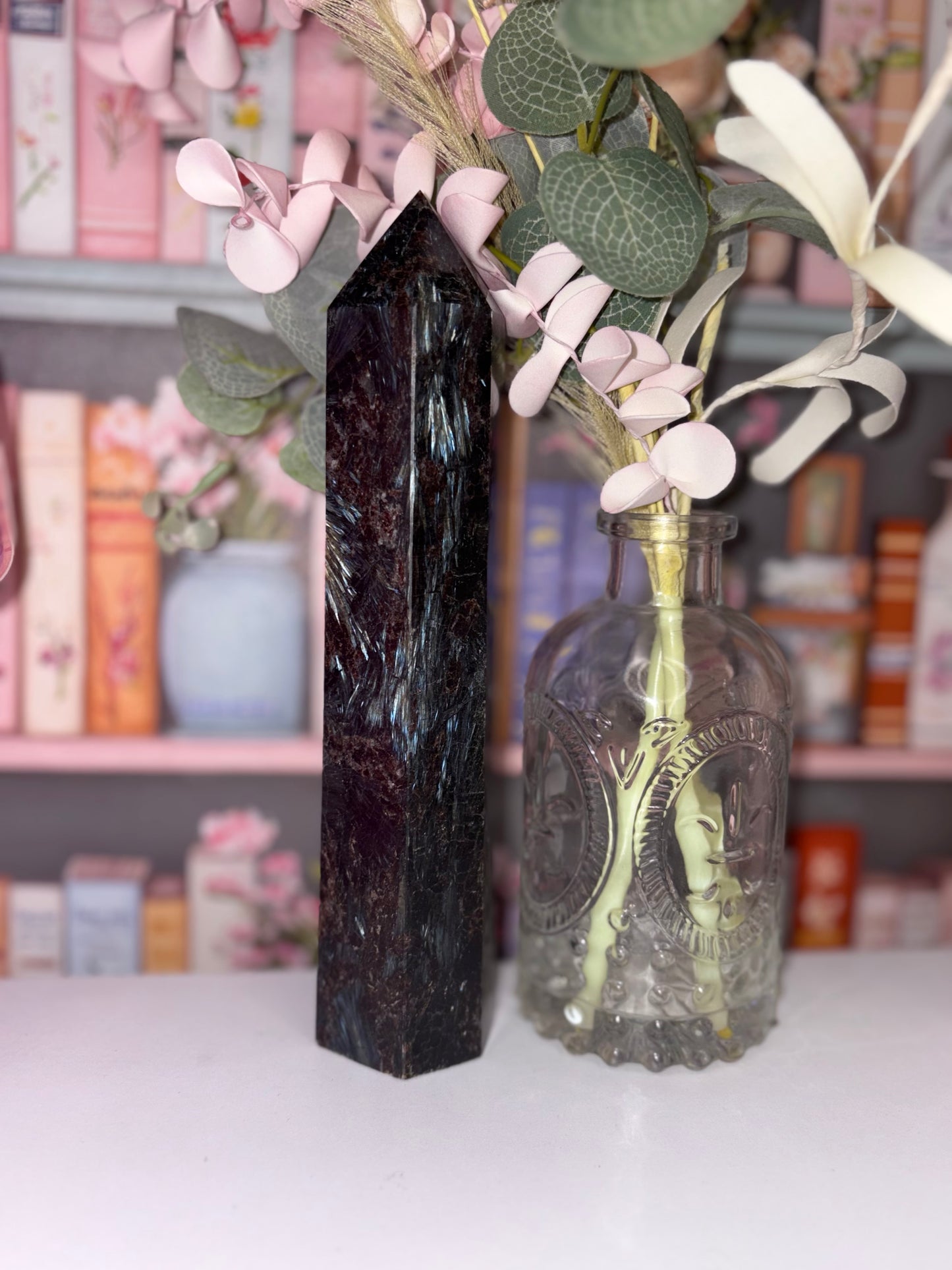 AAA Grade Astrophyllite Crystal Tower From Russia