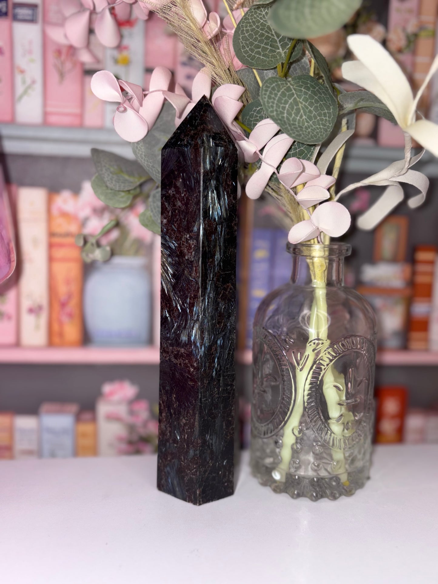 AAA Grade Astrophyllite Crystal Tower From Russia