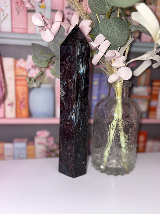 AAA Grade Astrophyllite Crystal Tower From Russia
