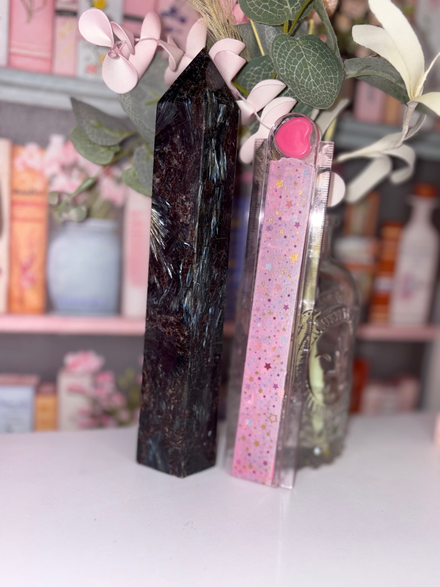 AAA Grade Astrophyllite Crystal Tower From Russia