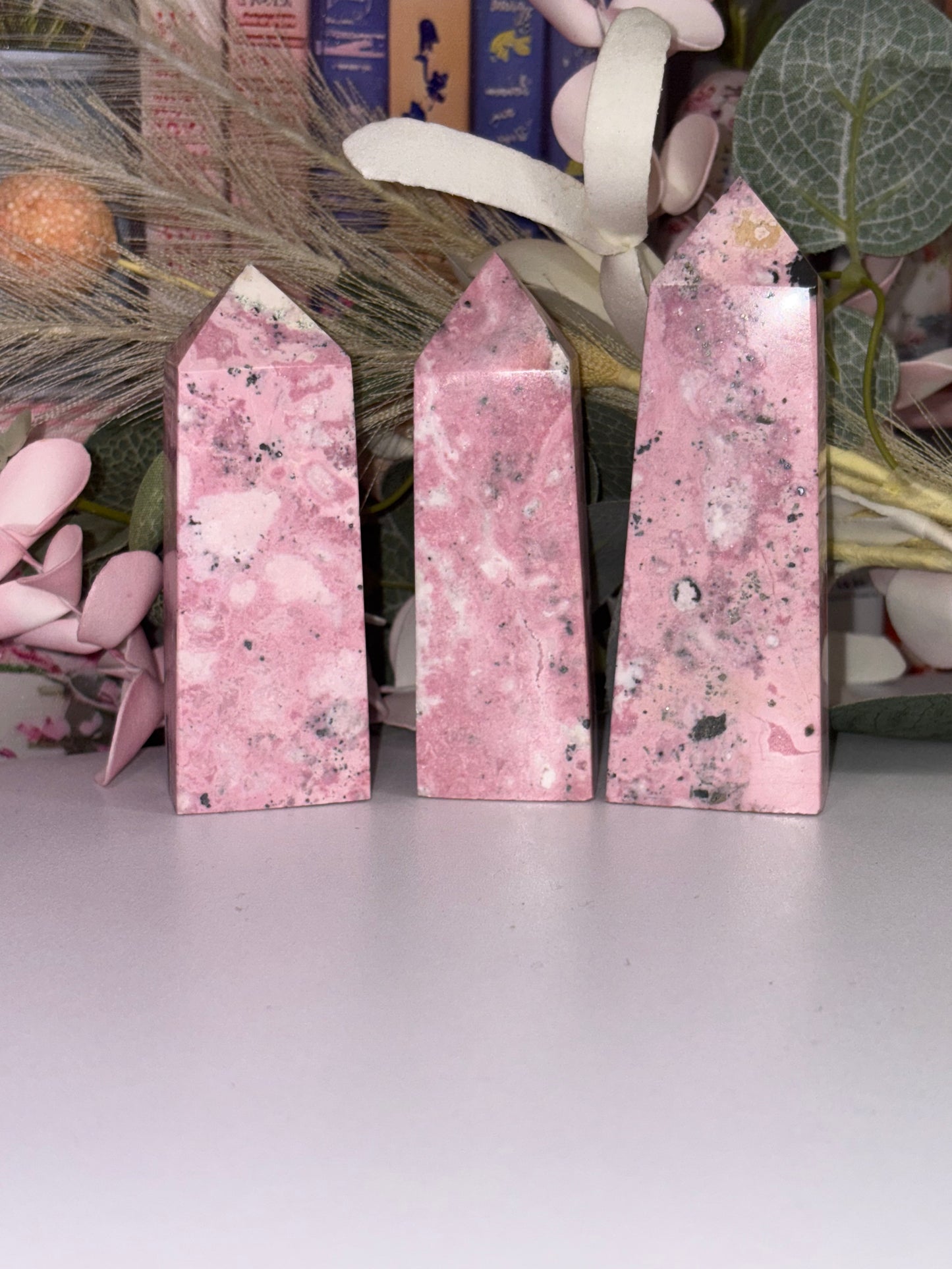 Peruvian  Rhodonite Towers