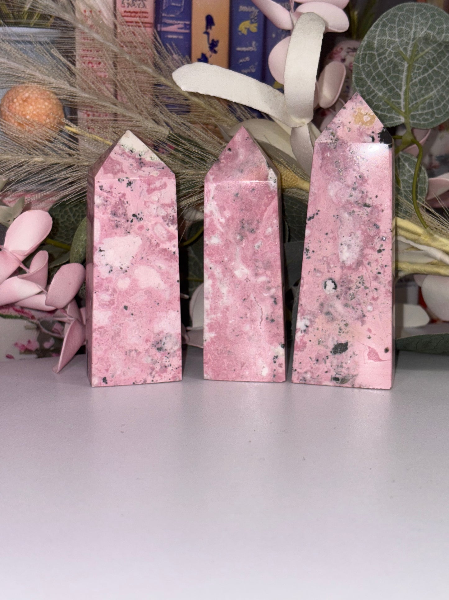 Peruvian  Rhodonite Towers