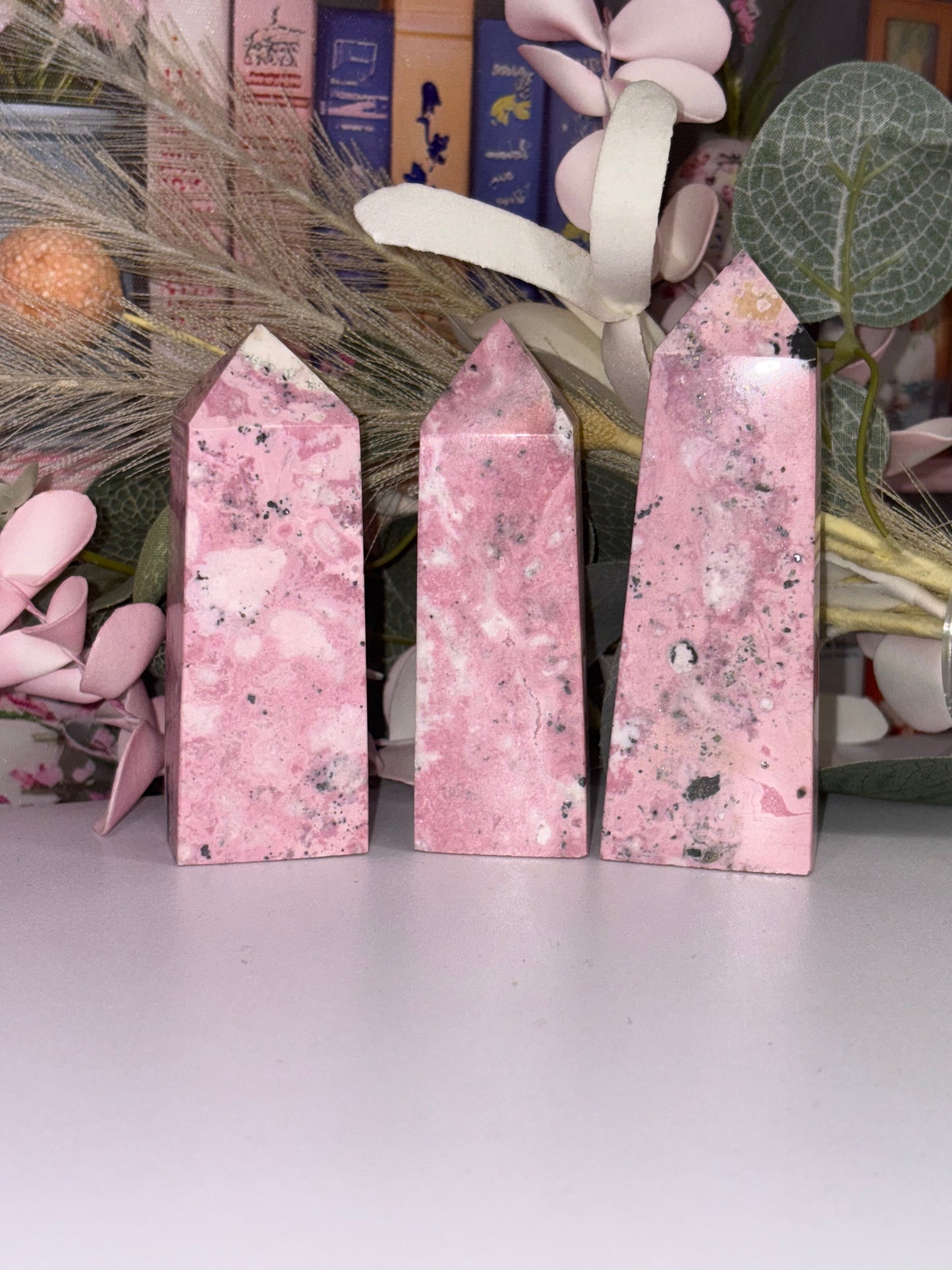 Peruvian  Rhodonite Towers