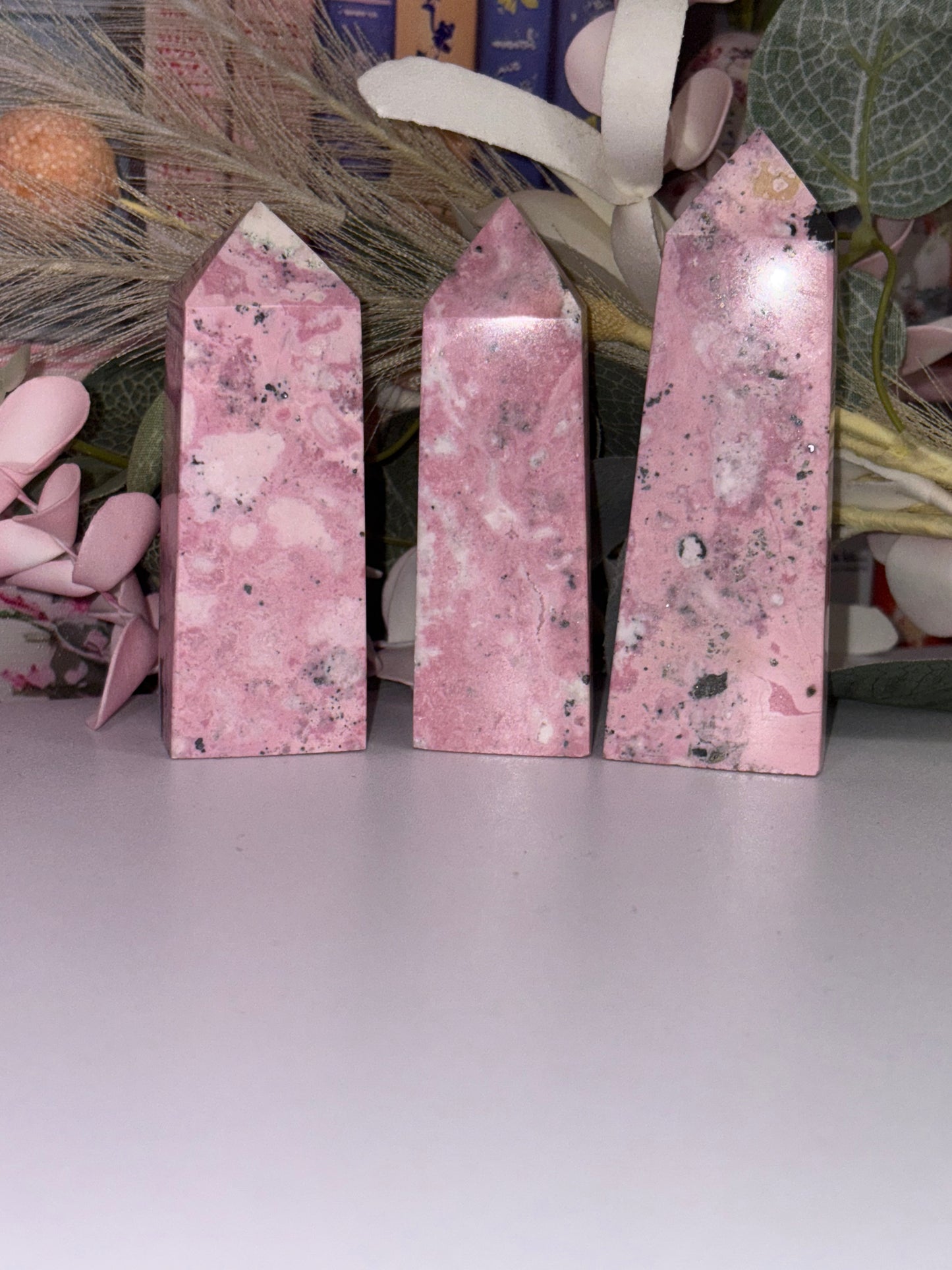 Peruvian  Rhodonite Towers