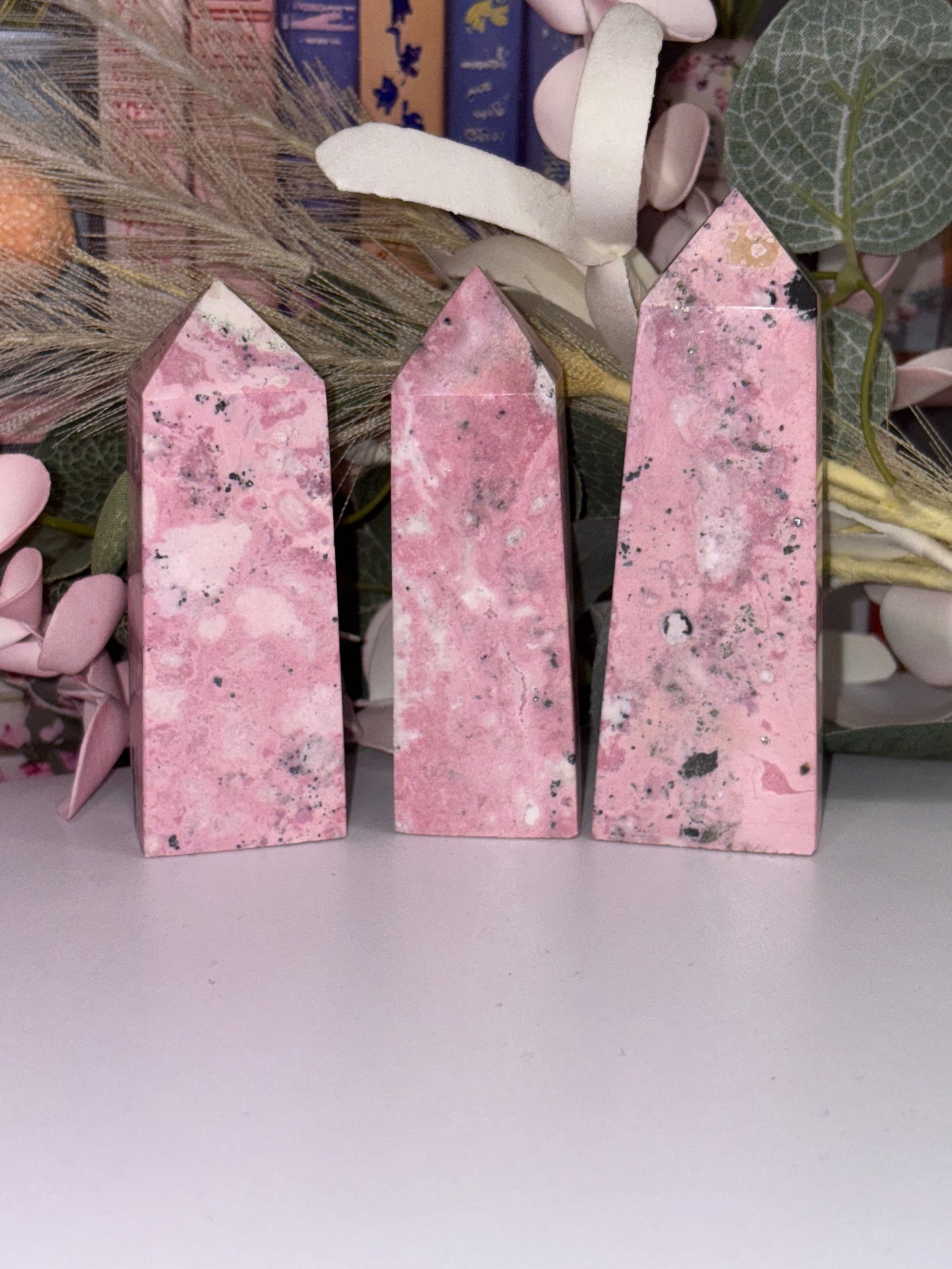 Peruvian  Rhodonite Towers