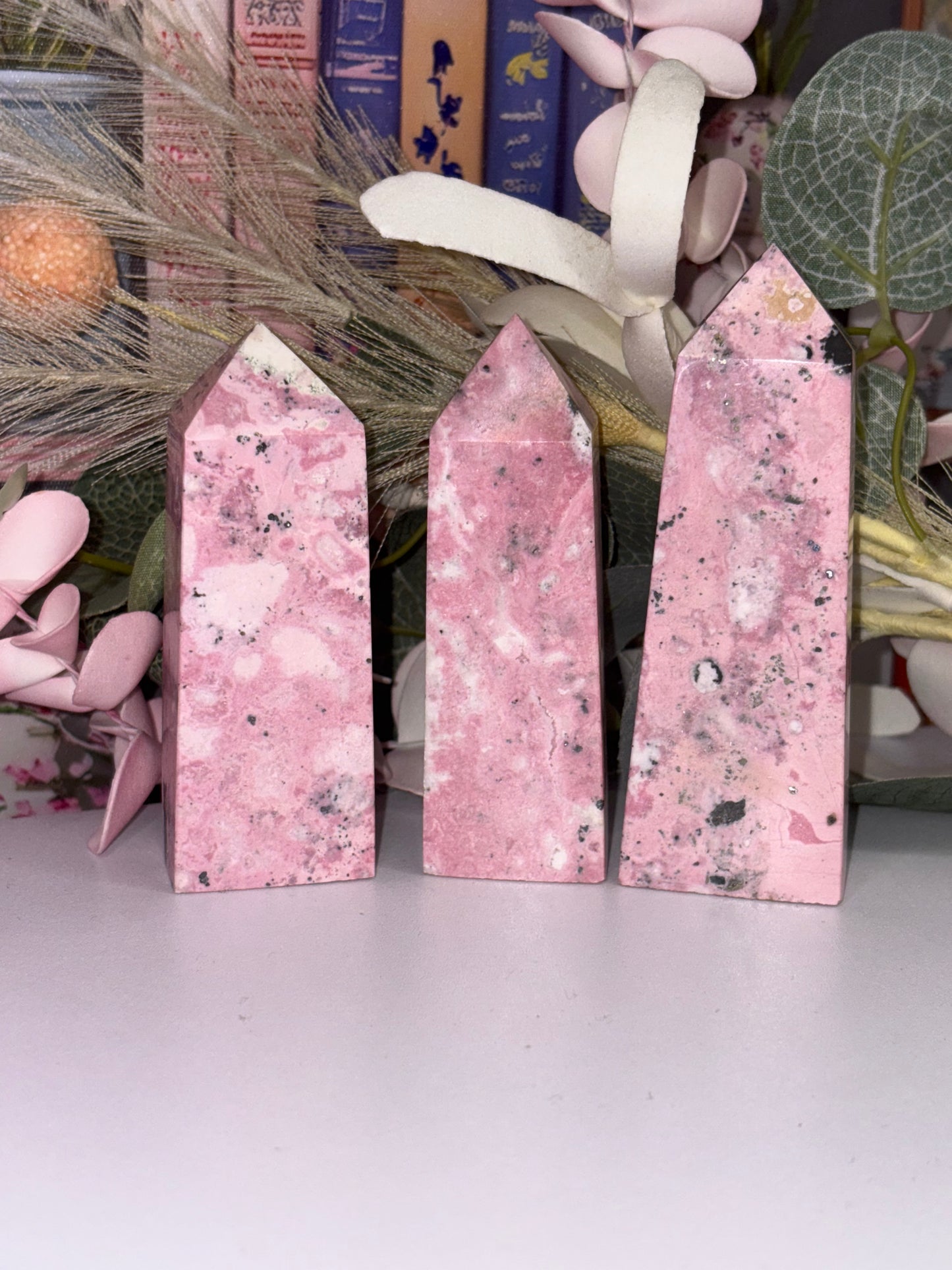 Peruvian  Rhodonite Towers