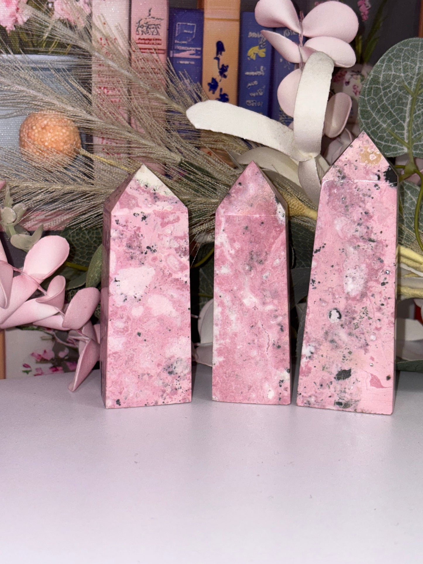 Peruvian  Rhodonite Towers