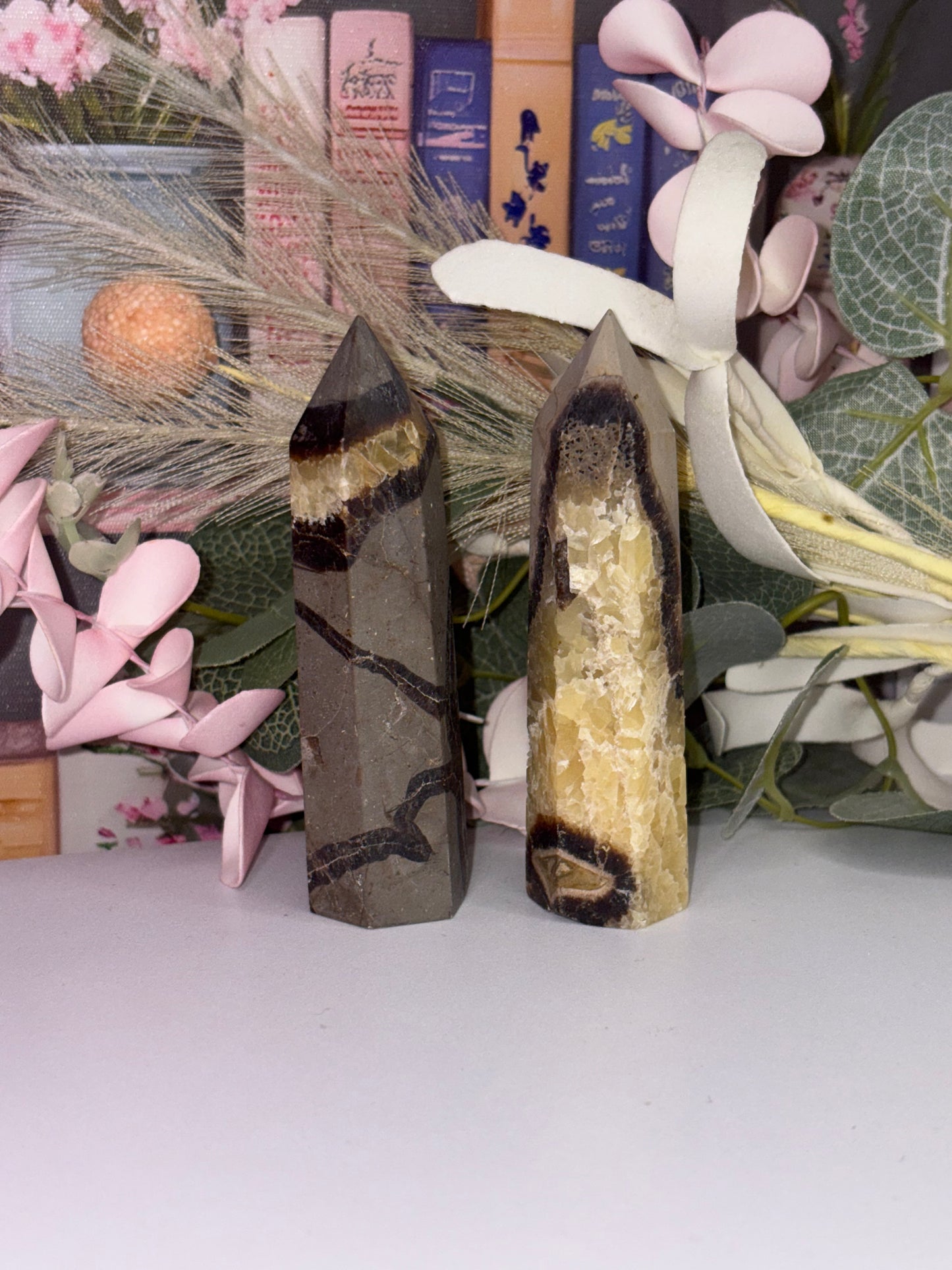Septarian Towers From Madagascar