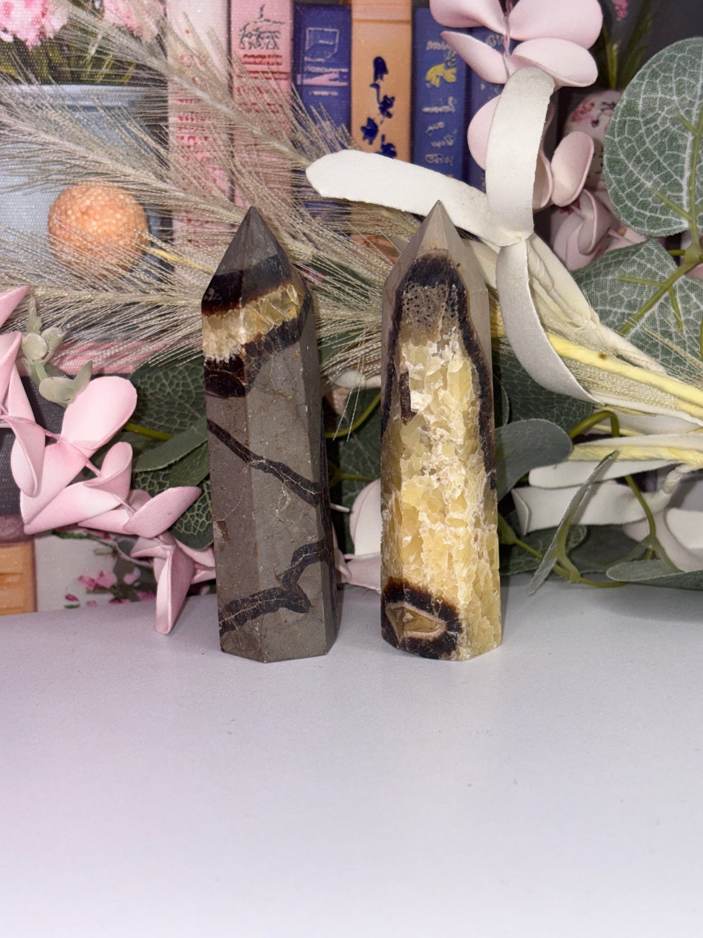Septarian Towers From Madagascar