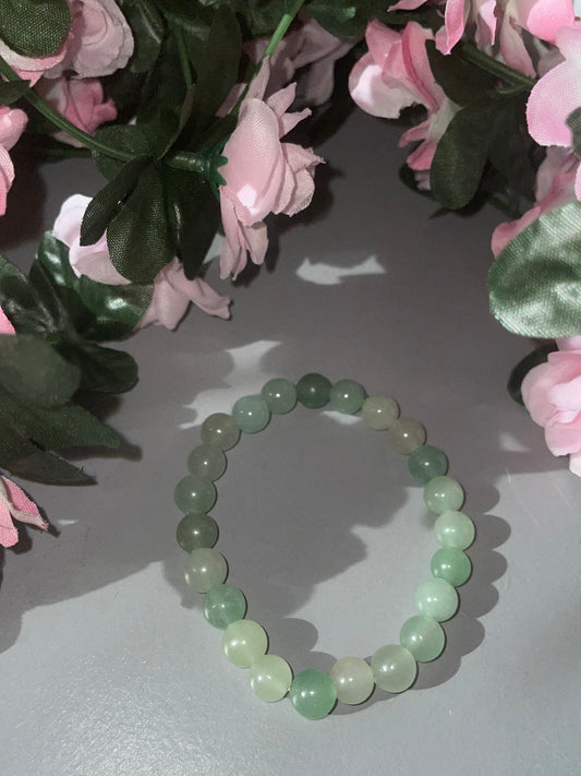 Green Aventurine Bracelet 8mm - From India