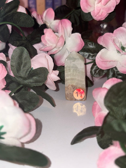Pistachio Calcite Tower - Piece 11