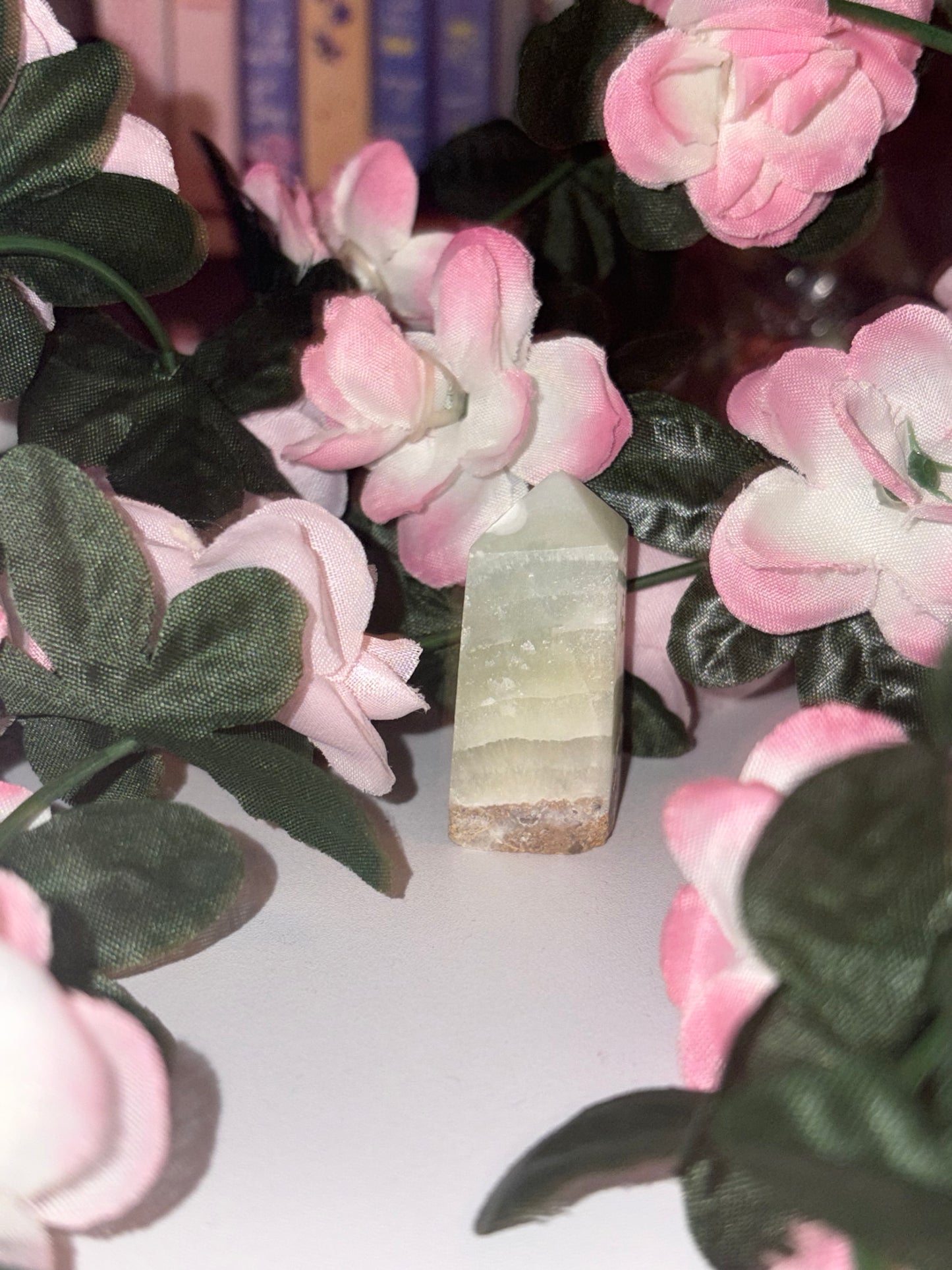 Pistachio Calcite Tower - Piece 11