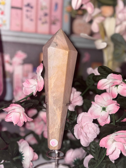 Pink Opal Wand B From Peru