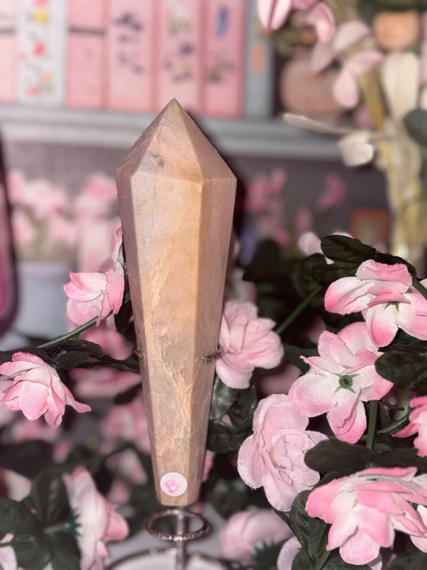 Pink Opal Wand B From Peru
