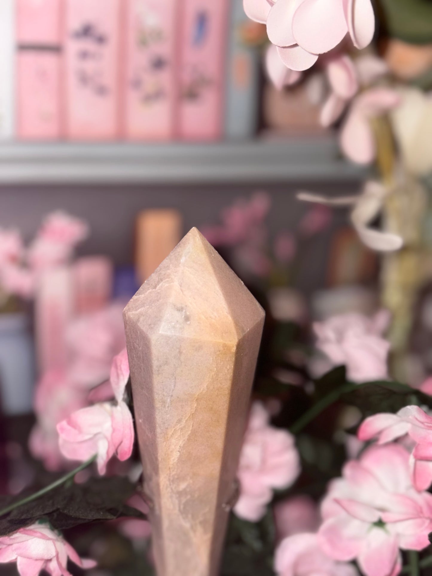 Pink Opal Wand B From Peru