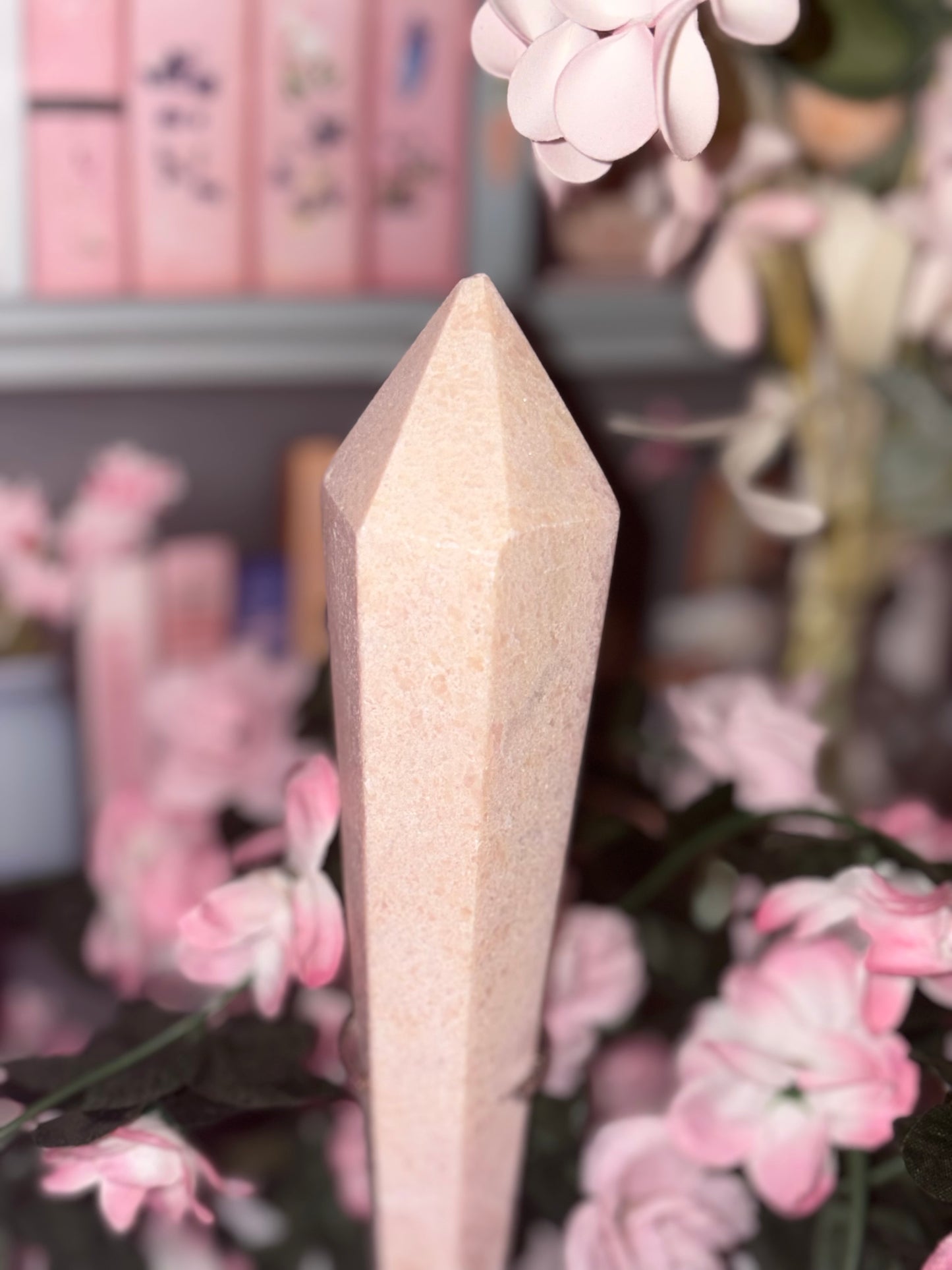 Pink Opal Wand - C (Slight Misfit) From Peru