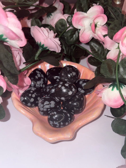 Snowflake Obsidian Tumble