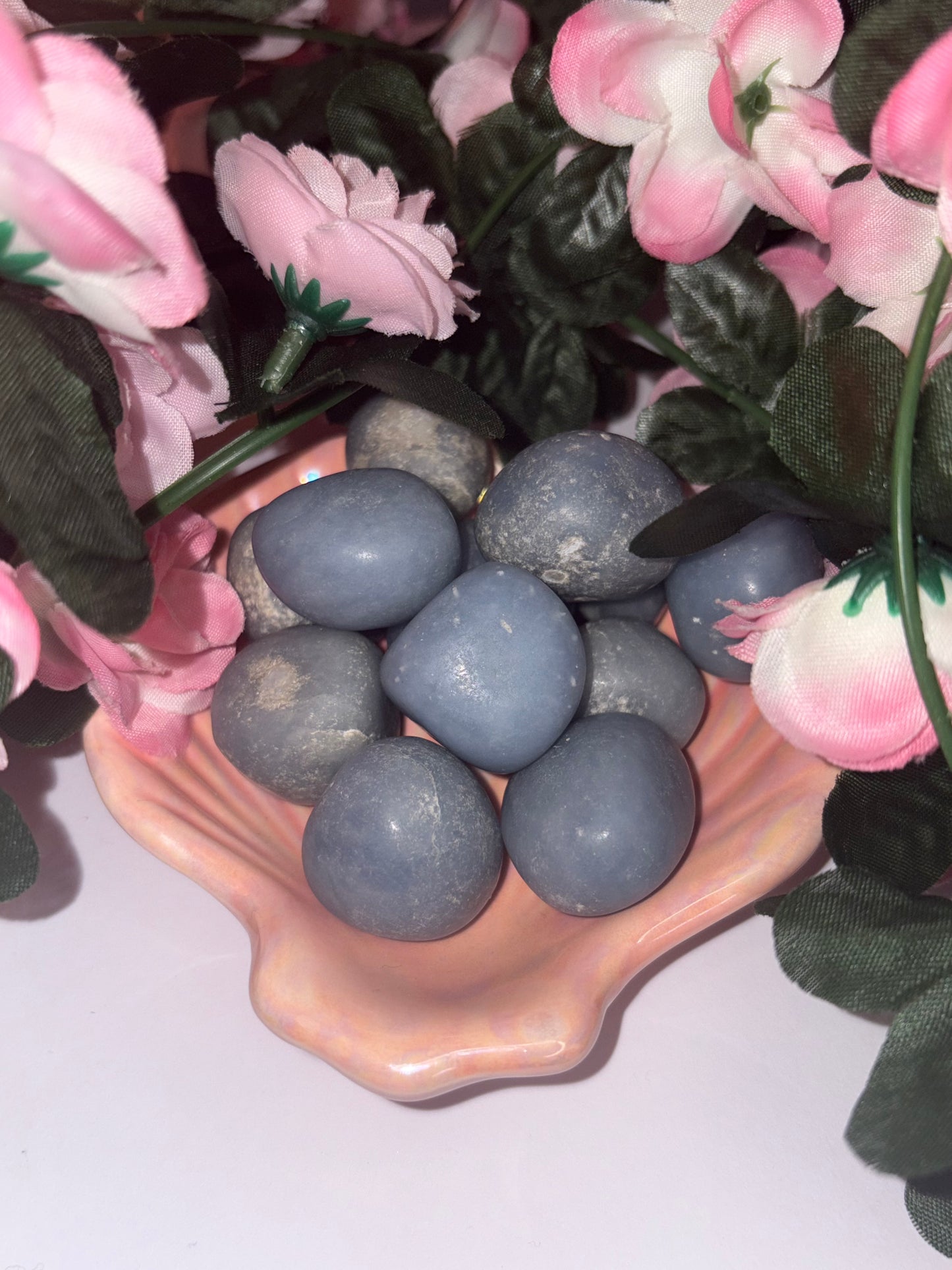 Angelite Tumble "The Celestial Messenger Stone From Peru"