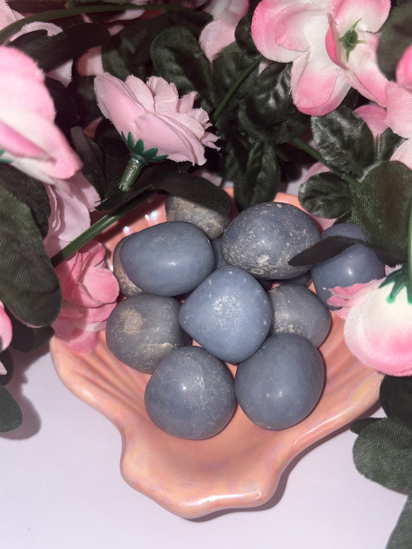 Angelite Tumble "The Celestial Messenger Stone From Peru"