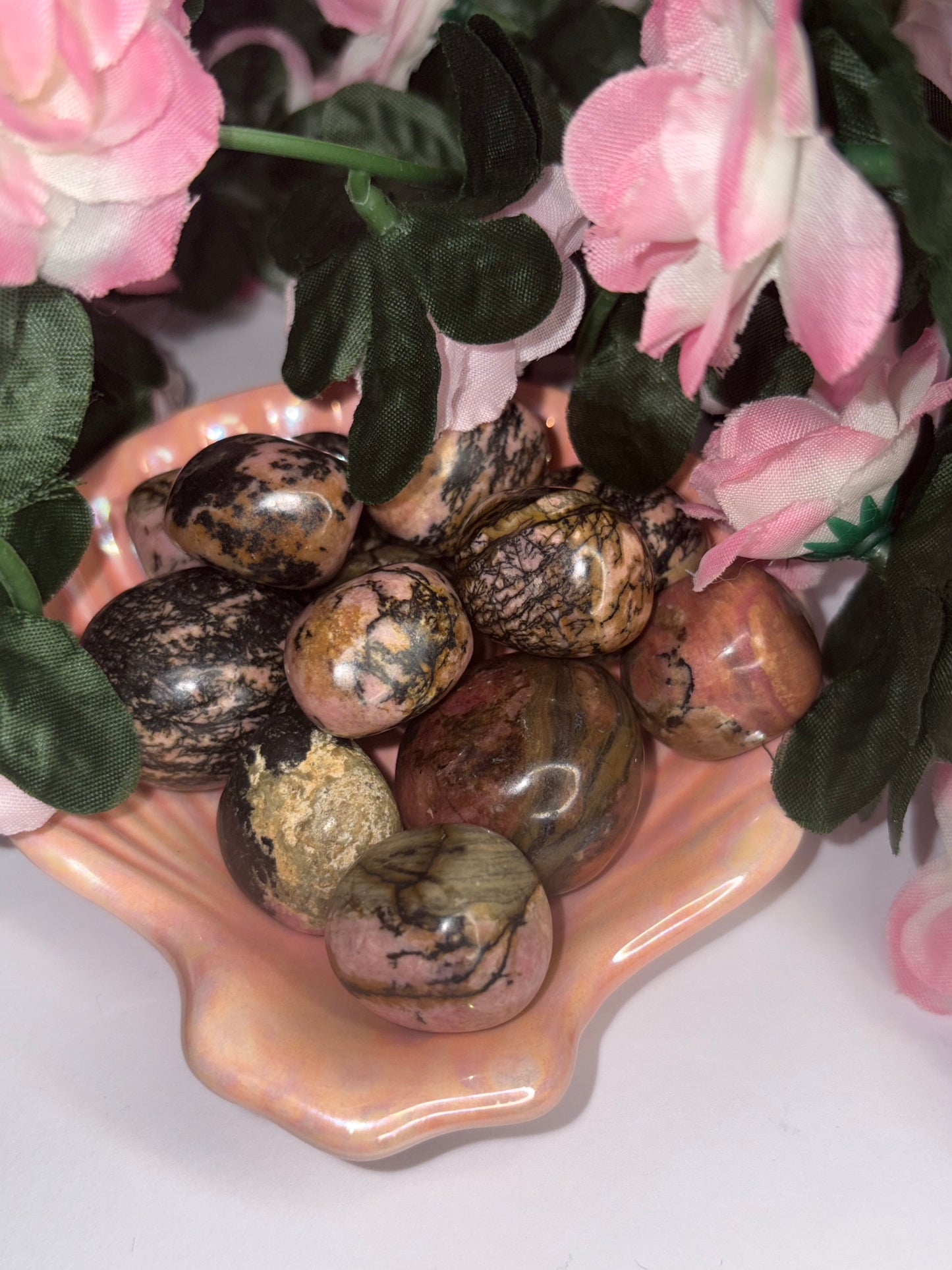 Brazilian Rhodonite Tumble